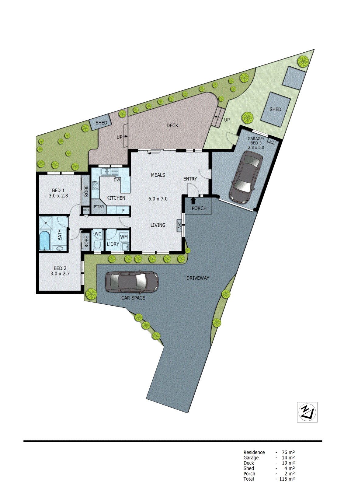 6a Huntly Close, Dingley Village VIC 3172 - Floorplan