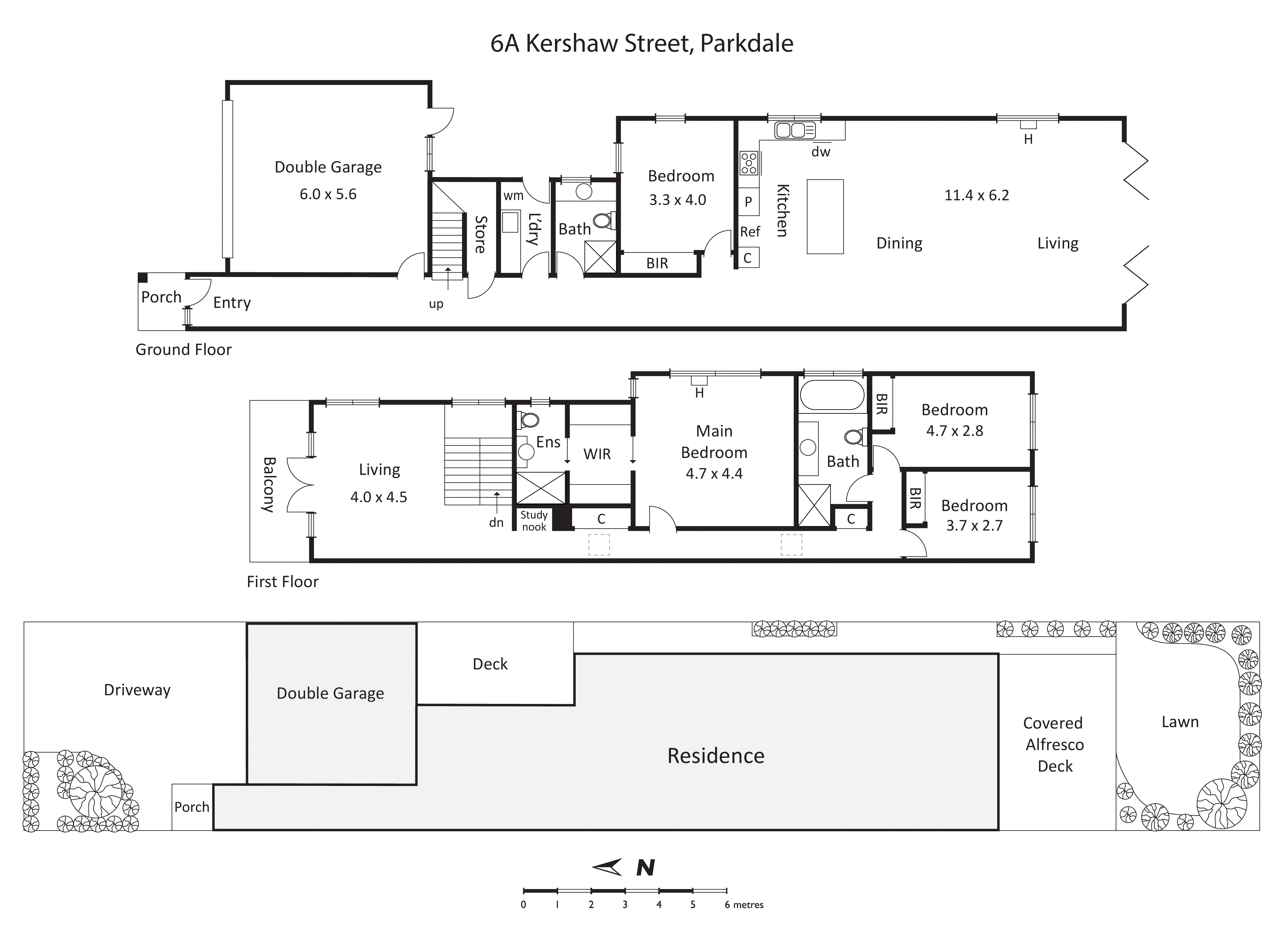 6A Kershaw Street, Parkdale VIC 3195 - Floorplan