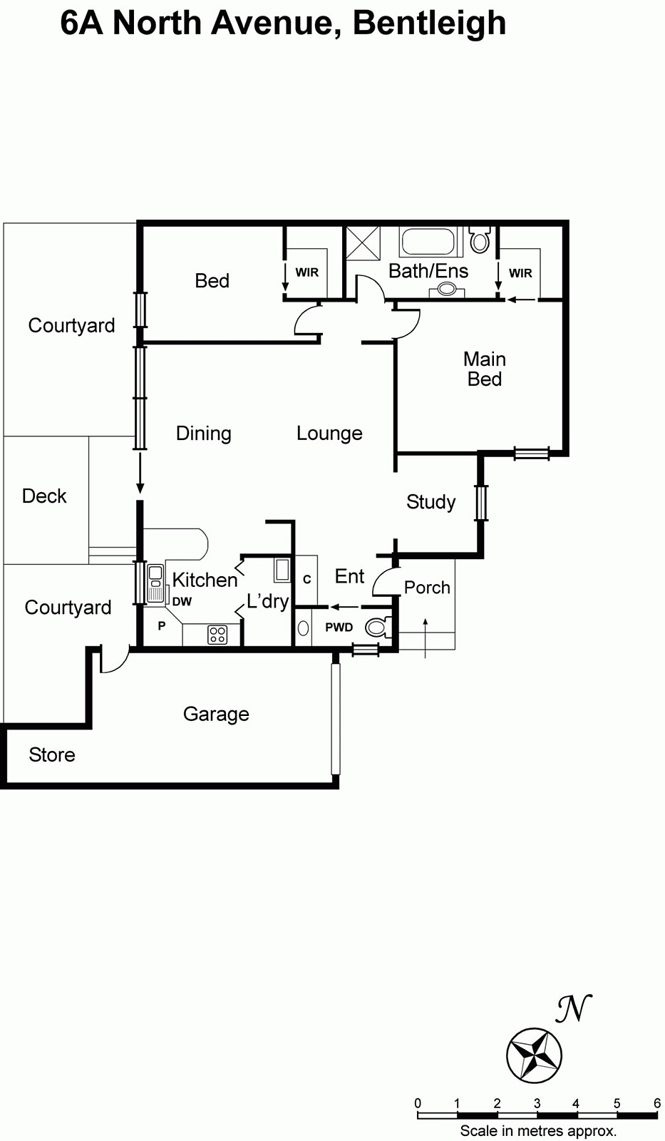 6A North Avenue, Bentleigh VIC 3204 - Floorplan