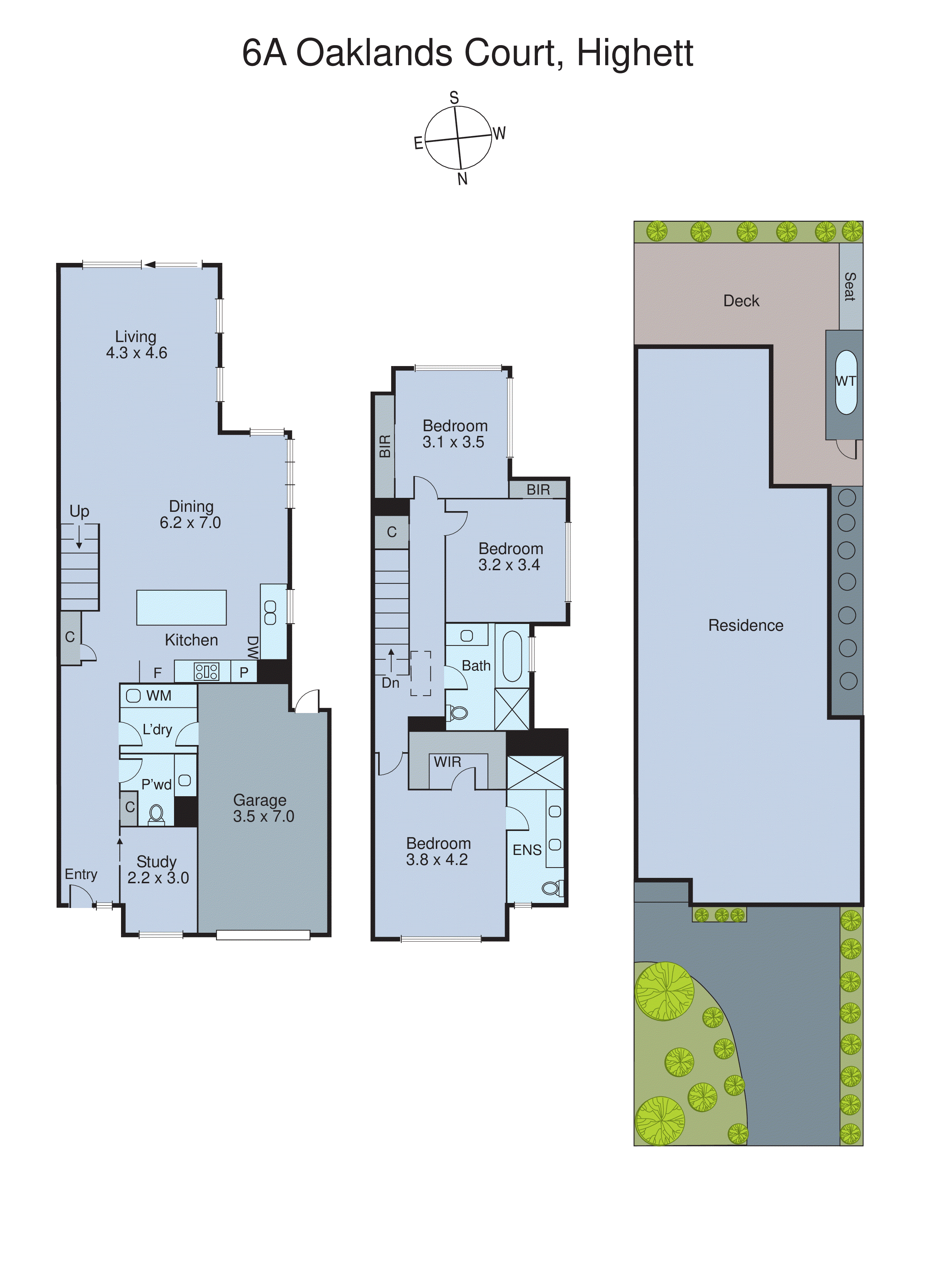 6A Oaklands Court, Highett VIC 3190 - Floorplan