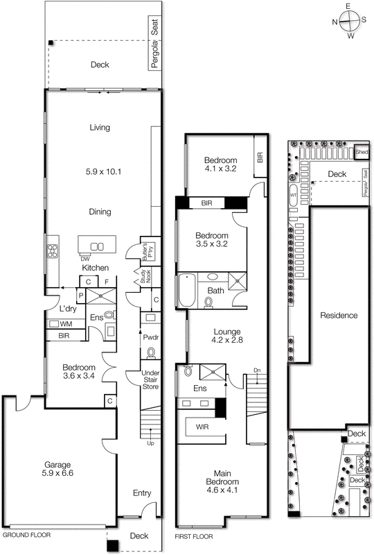 6A Poole Avenue, Hampton VIC 3188 - Floorplan