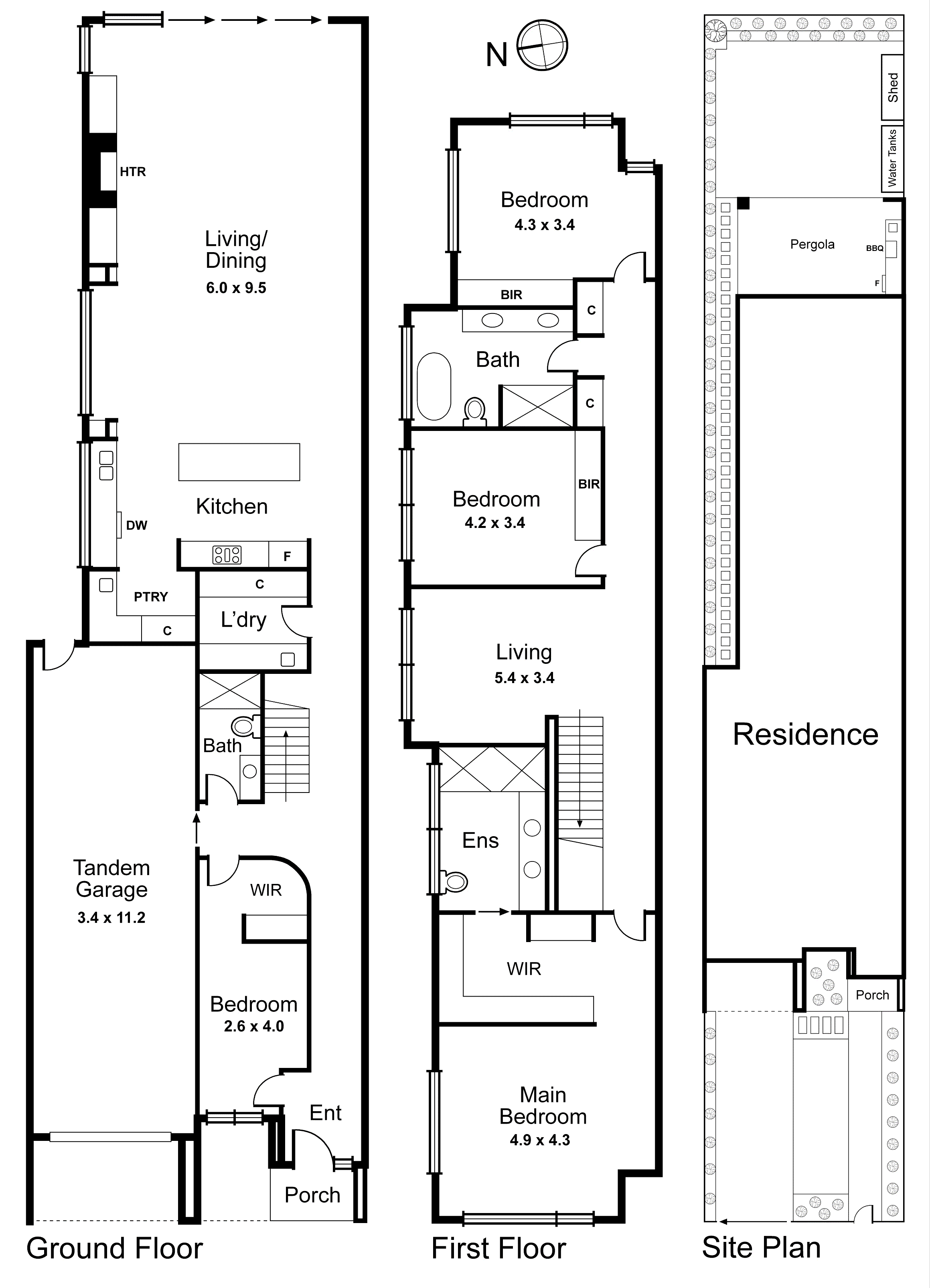 6B Milford Street, Bentleigh East VIC 3165 - Floorplan