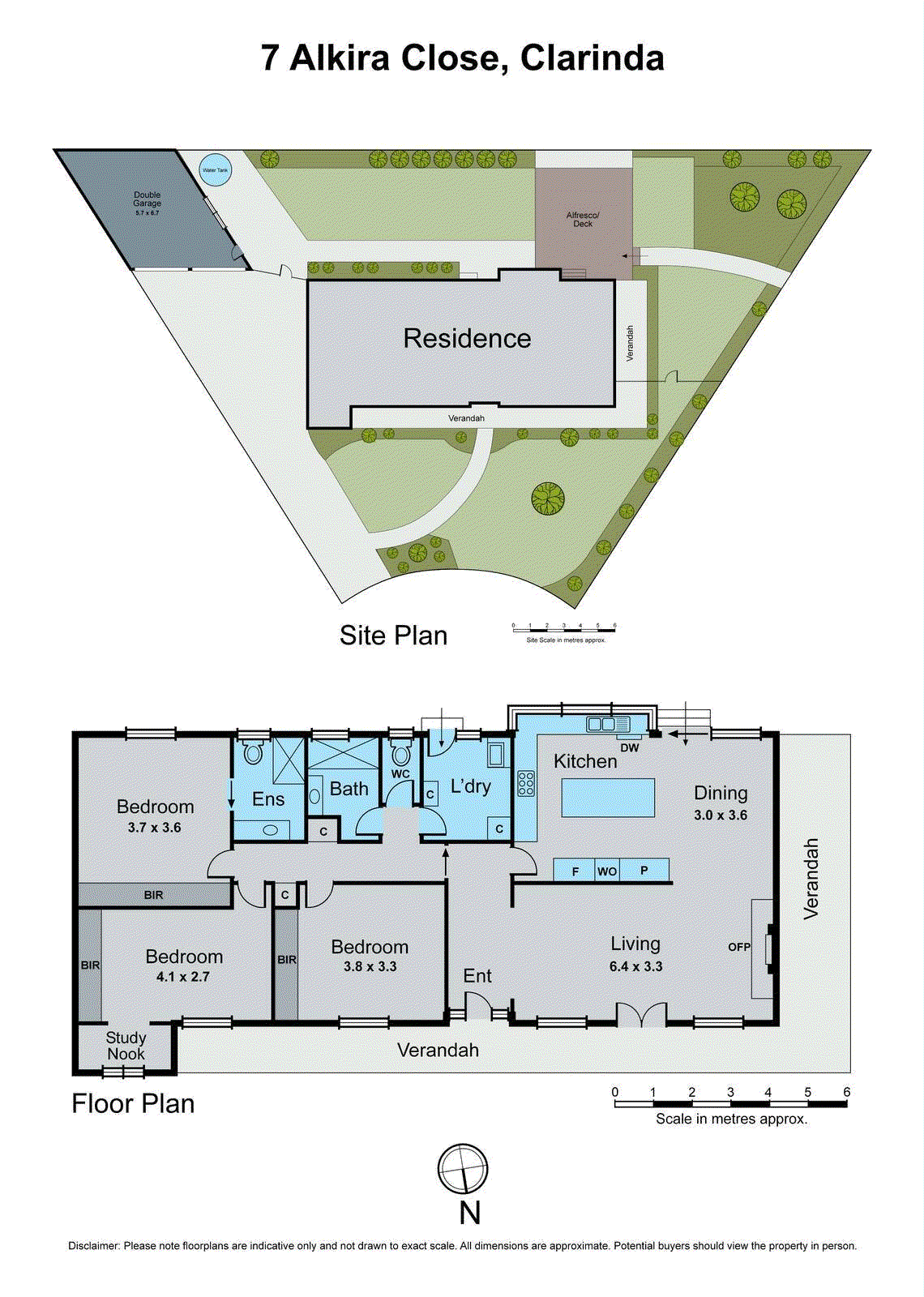 7 Alkira Close, Clarinda VIC 3169 - Floorplan