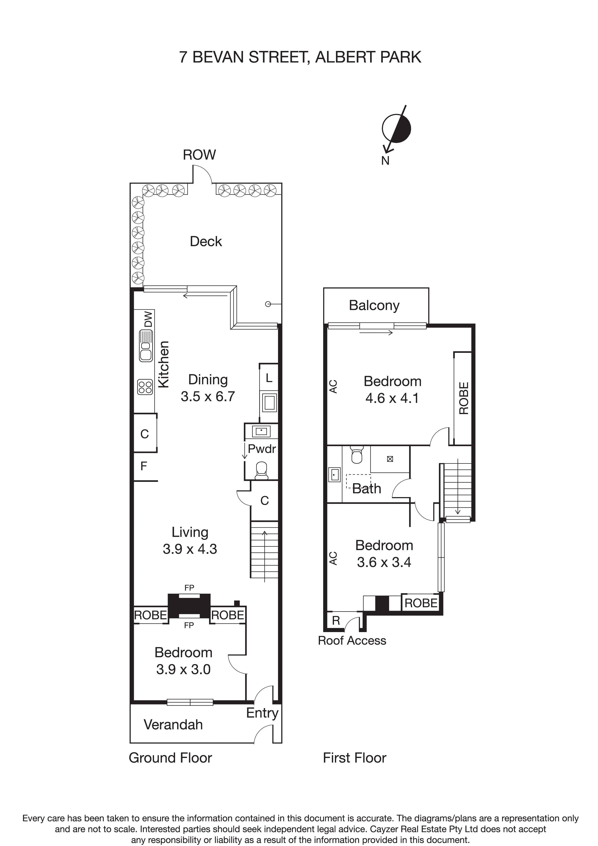 7 Bevan Street, ALBERT PARK VIC 3206 - Floorplan
