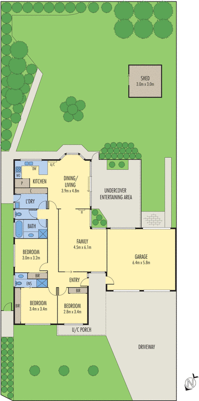 7 Bickford Road, Grovedale VIC 3216 - Floorplan