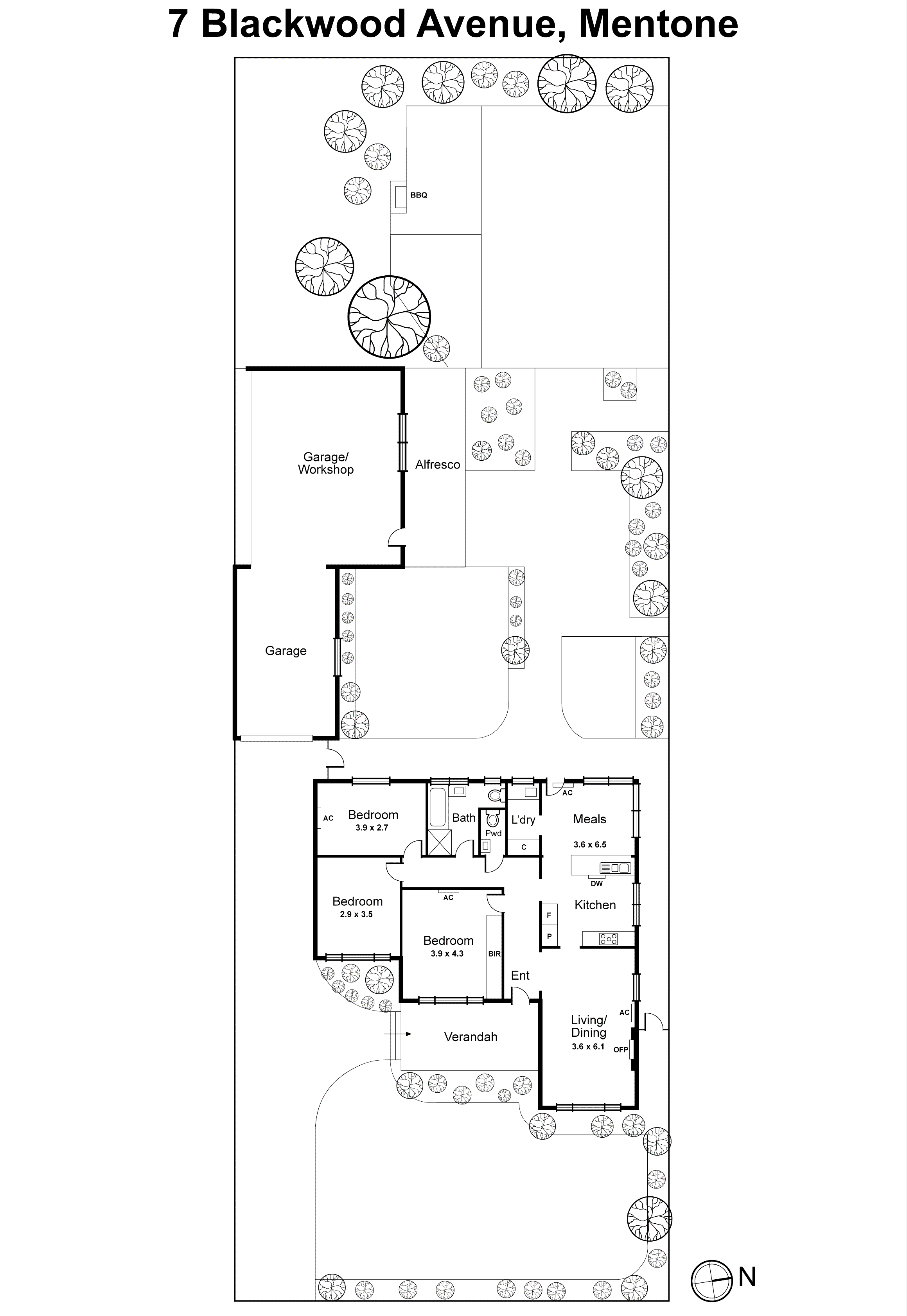 7 Blackwood Avenue, Mentone VIC 3194 - Floorplan