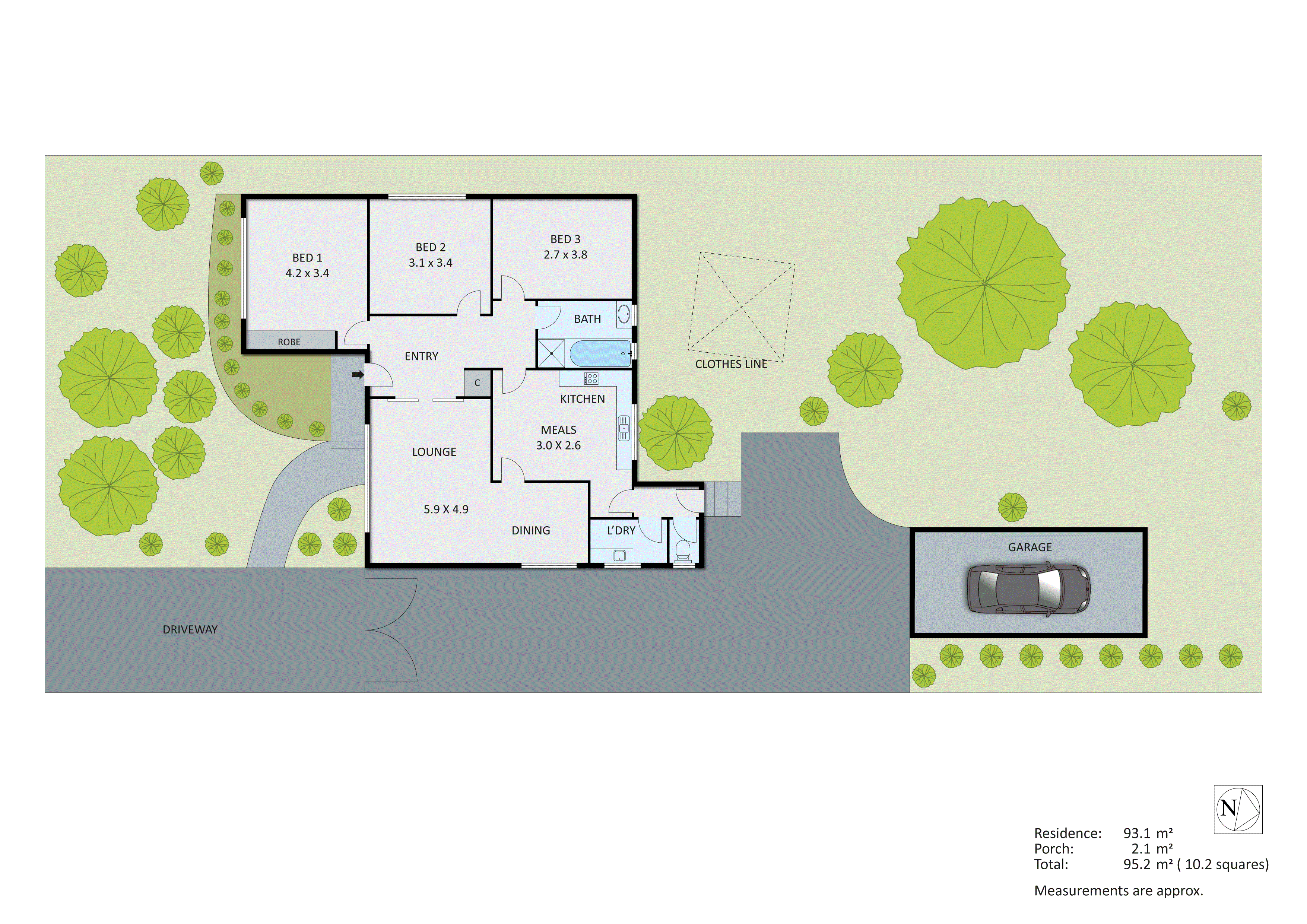 7 Boonah Street, Springvale VIC 3171 - Floorplan