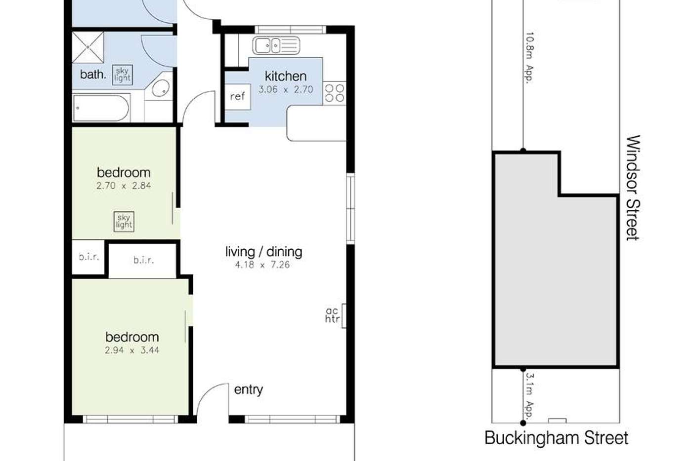 7 Buckingham Street, FOOTSCRAY VIC 3011 - Floorplan