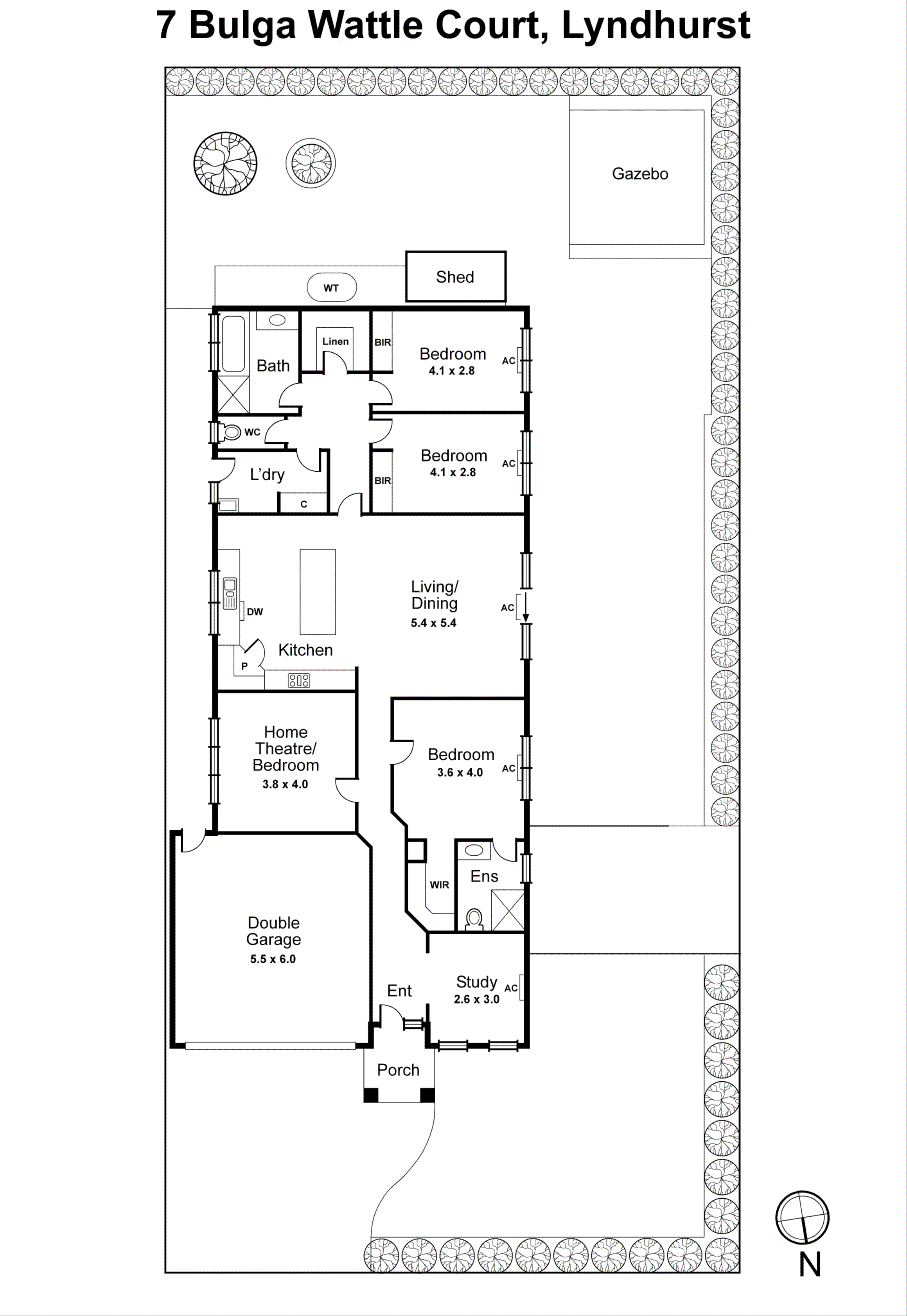 7 Bulga Wattle Circuit, Lyndhurst VIC 3975 - Floorplan