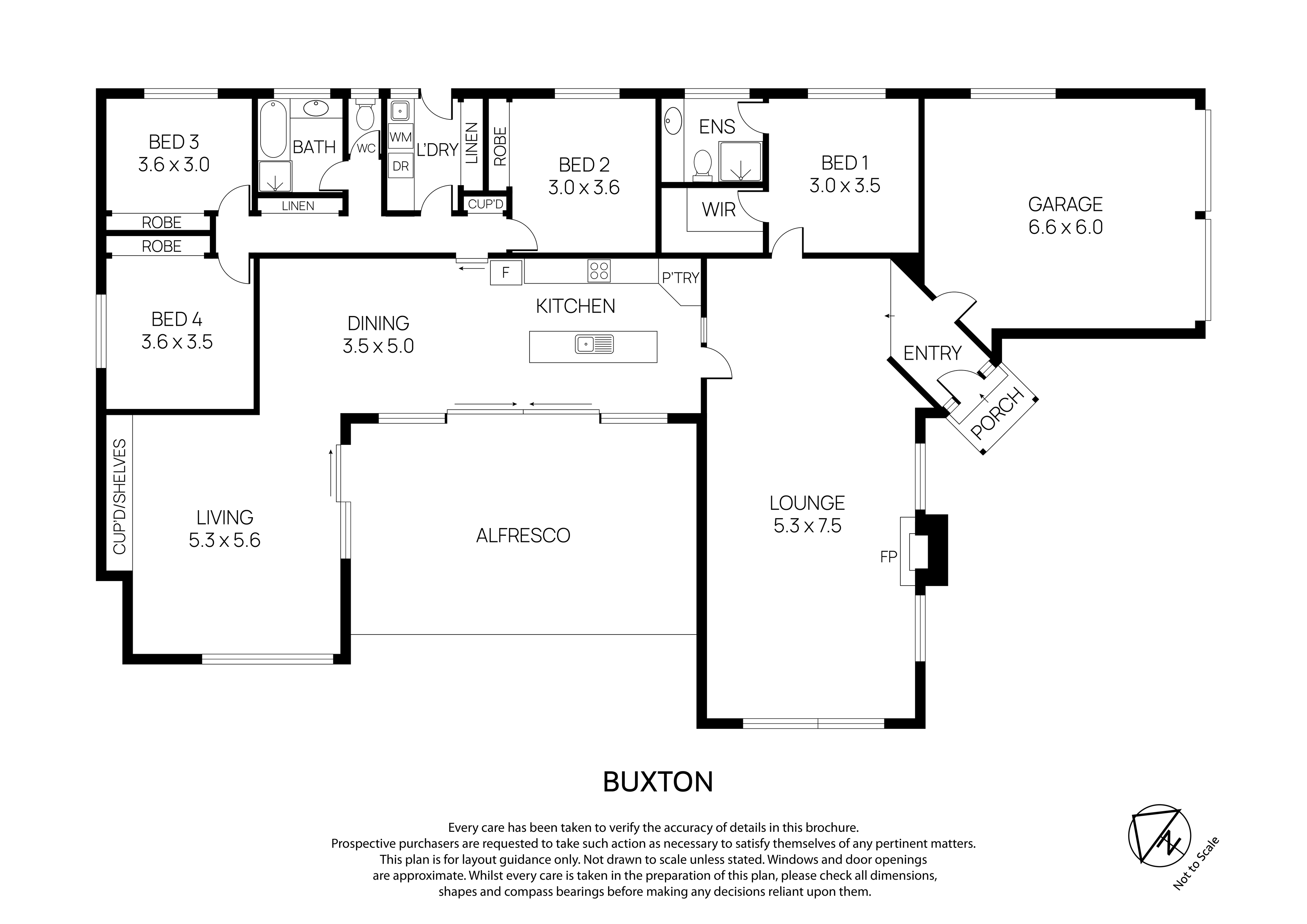 7 Cameron Street, Clunes VIC 3370 - Floorplan