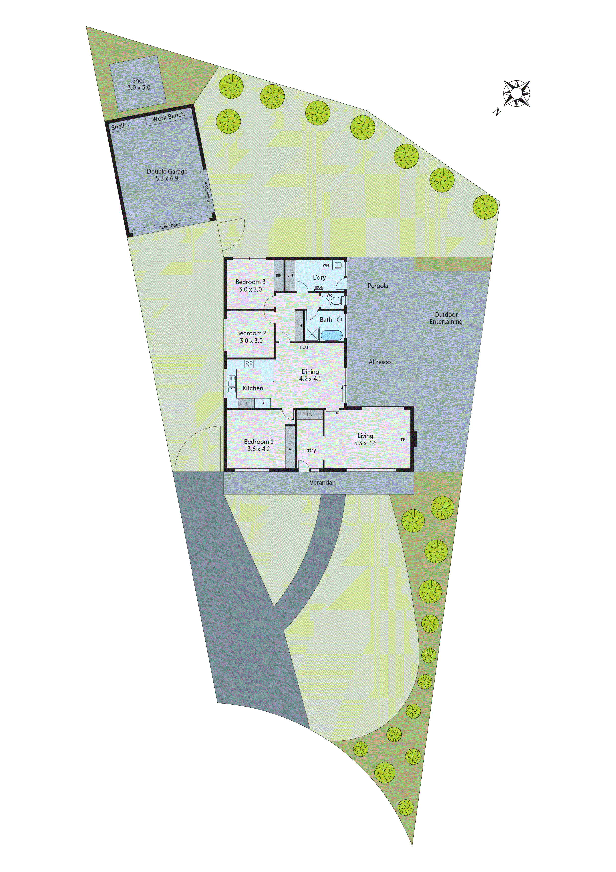 7 Cardross Court, Corio VIC 3214 - Floorplan