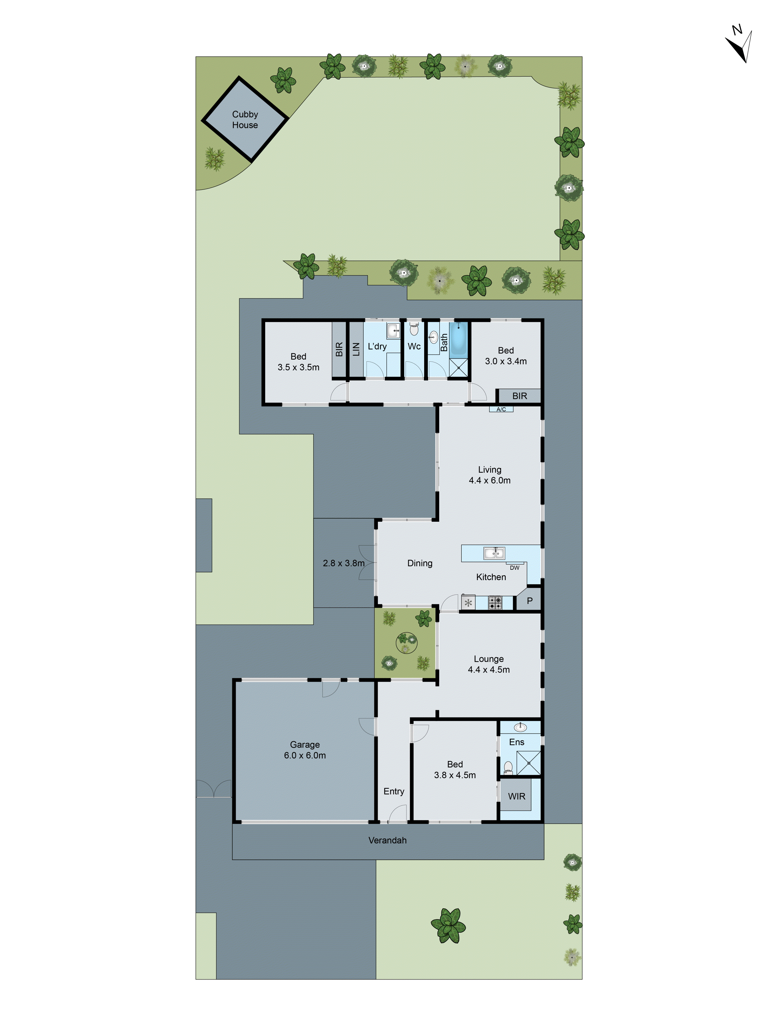 7 Carradale Street, Waurn Ponds VIC 3216 - Floorplan