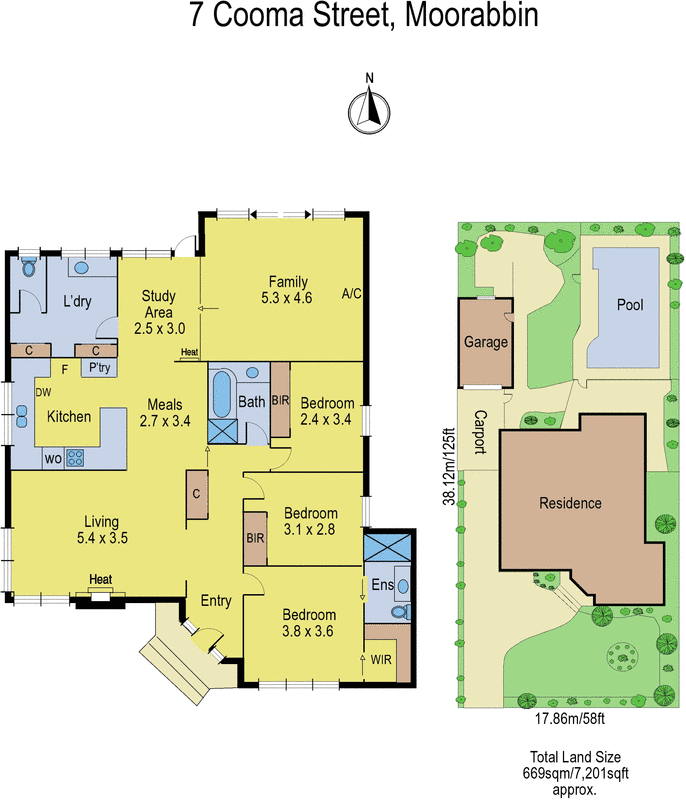 7 Cooma Street, Moorabbin VIC 3189 - Floorplan