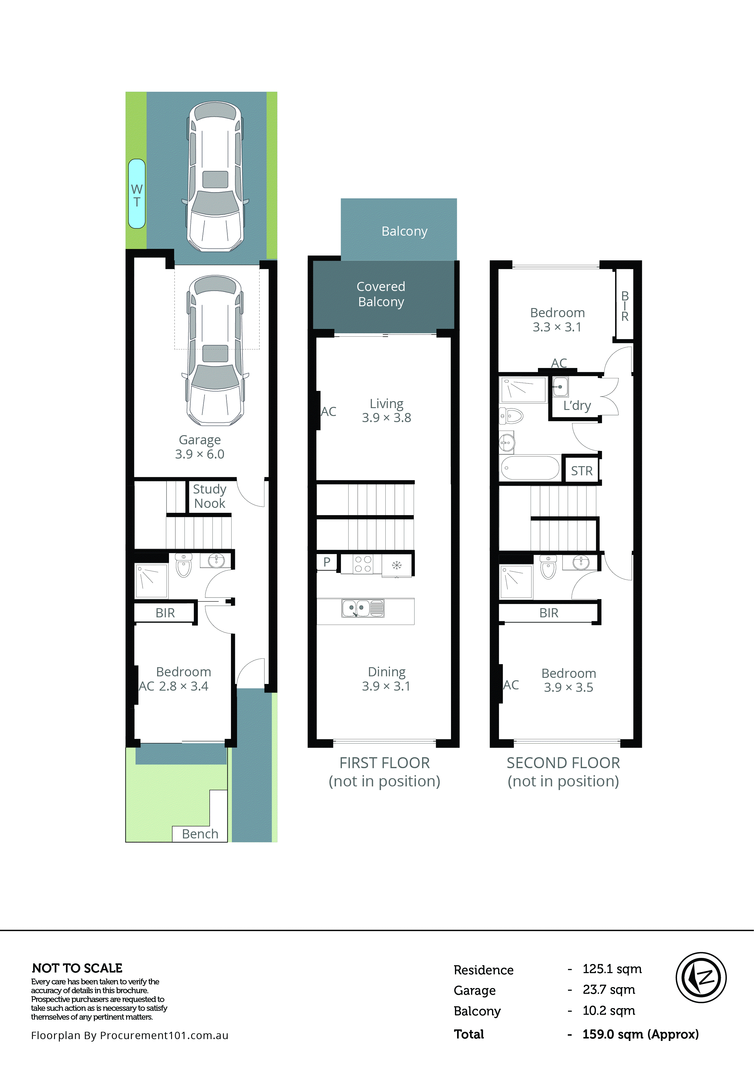 7 Diesel Street, Noble Park VIC 3174 - Floorplan