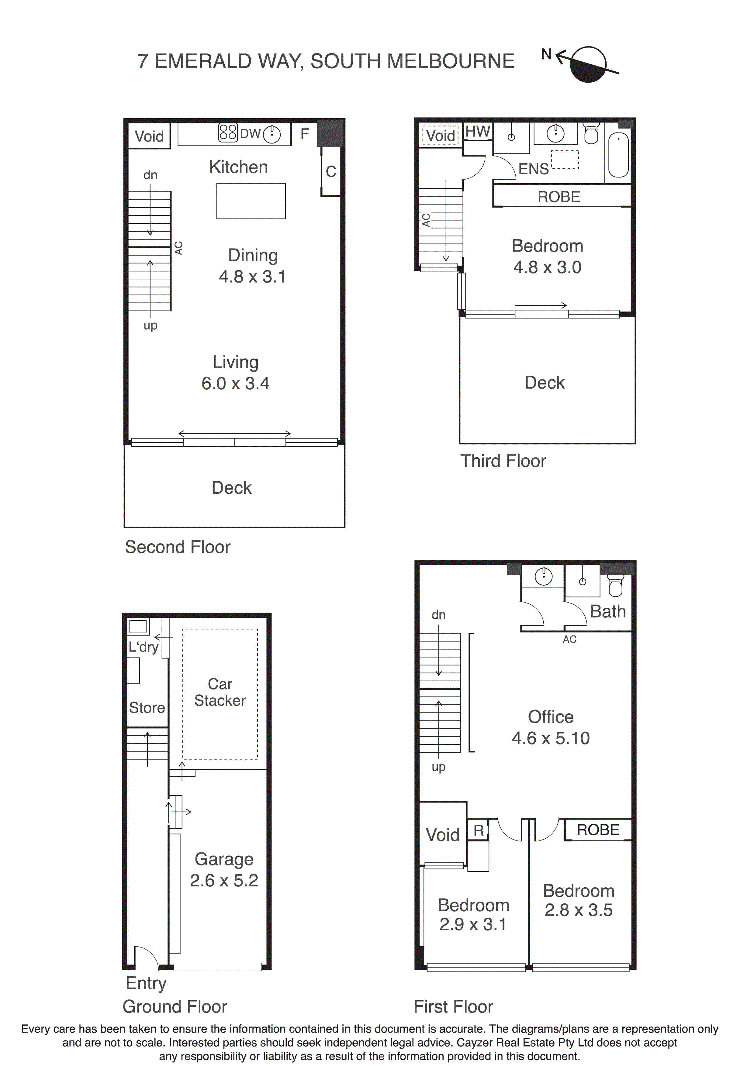 7 Emerald Way, SOUTH MELBOURNE VIC 3205 - Floorplan