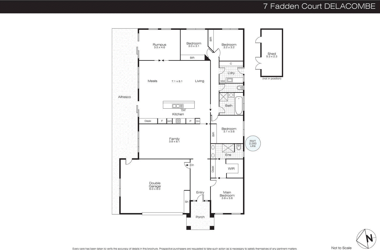 7 Fadden Court, Delacombe VIC 3356 - Floorplan