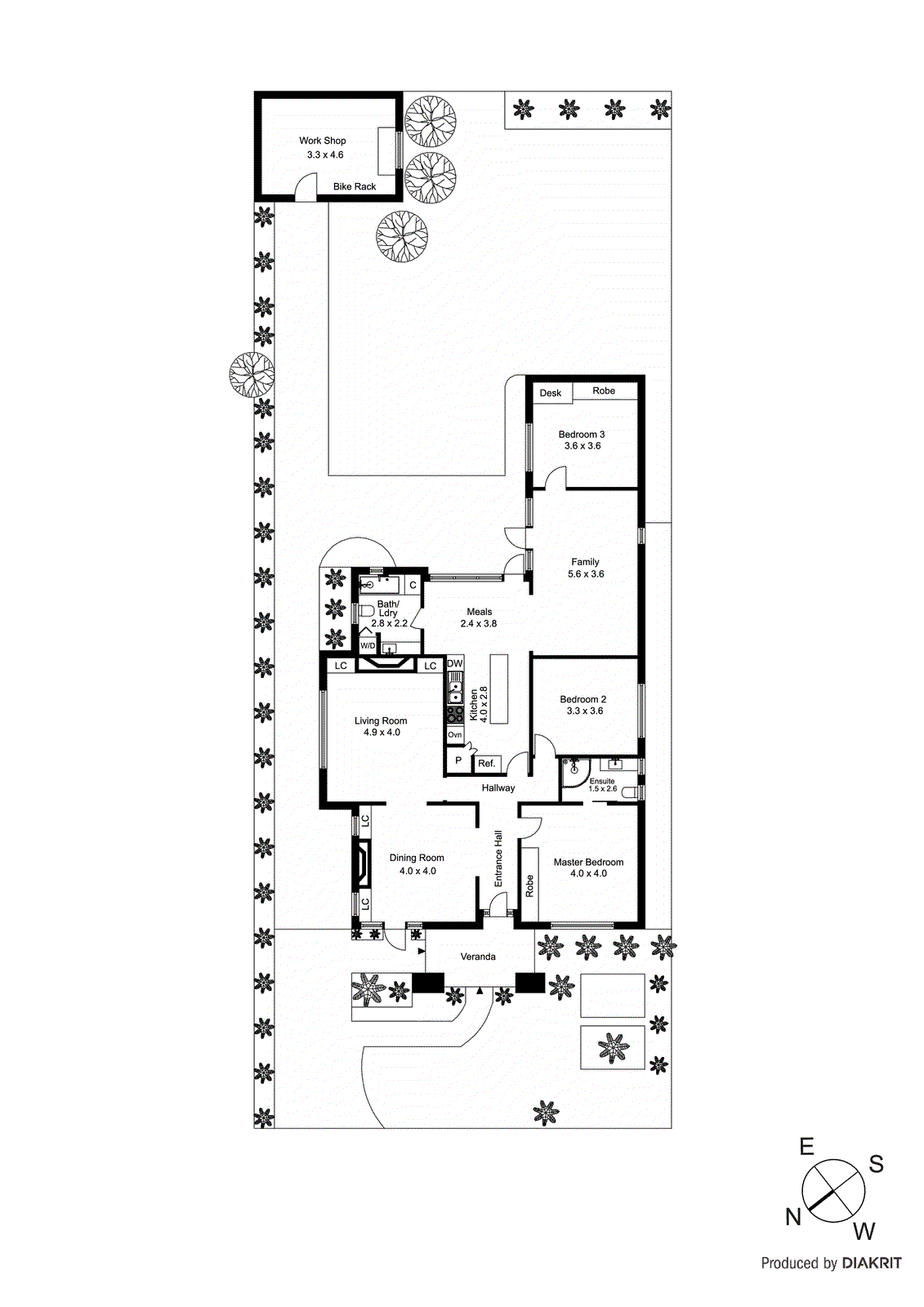 7 Glendora Avenue, Brighton VIC 3186 - Floorplan