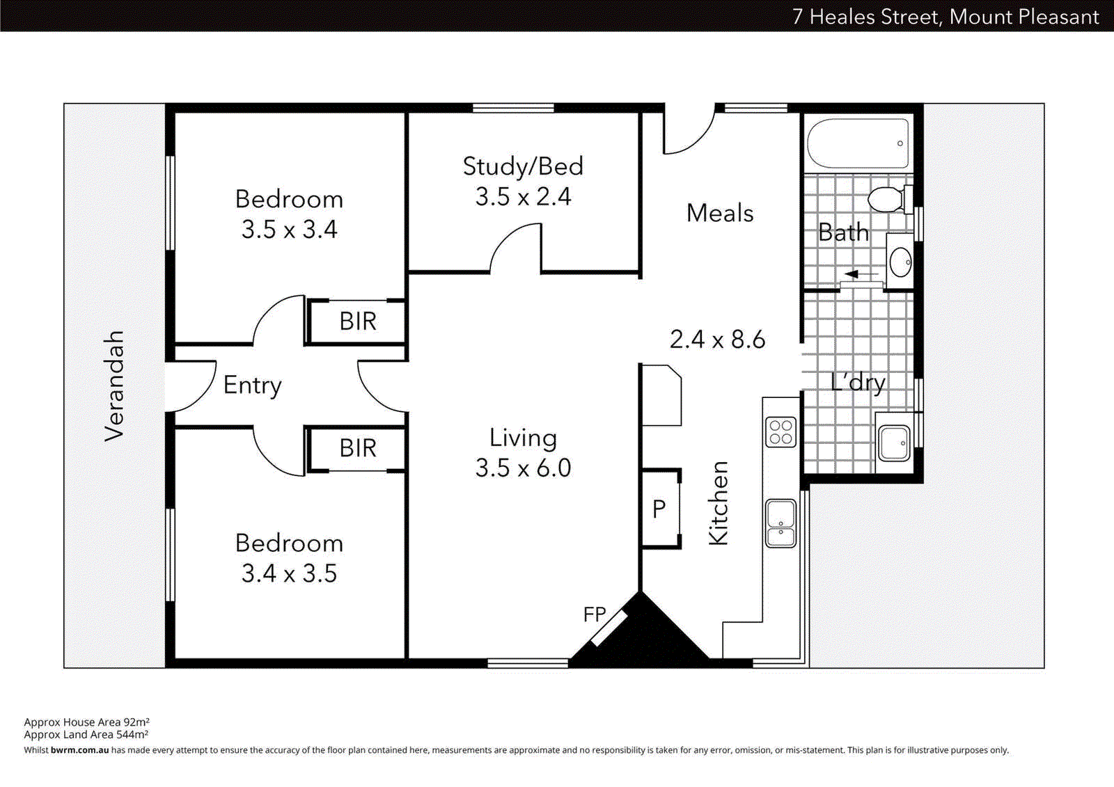 7 Heales Street, Mount Pleasant VIC 3350 - Floorplan