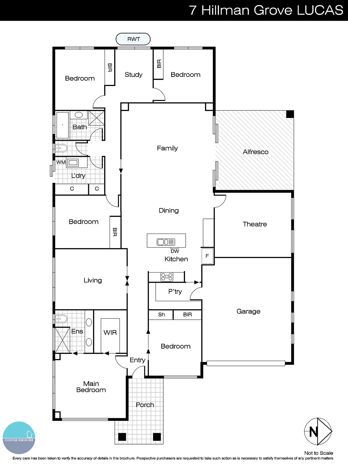 7 Hillman Grove, Lucas VIC 3350 - Floorplan