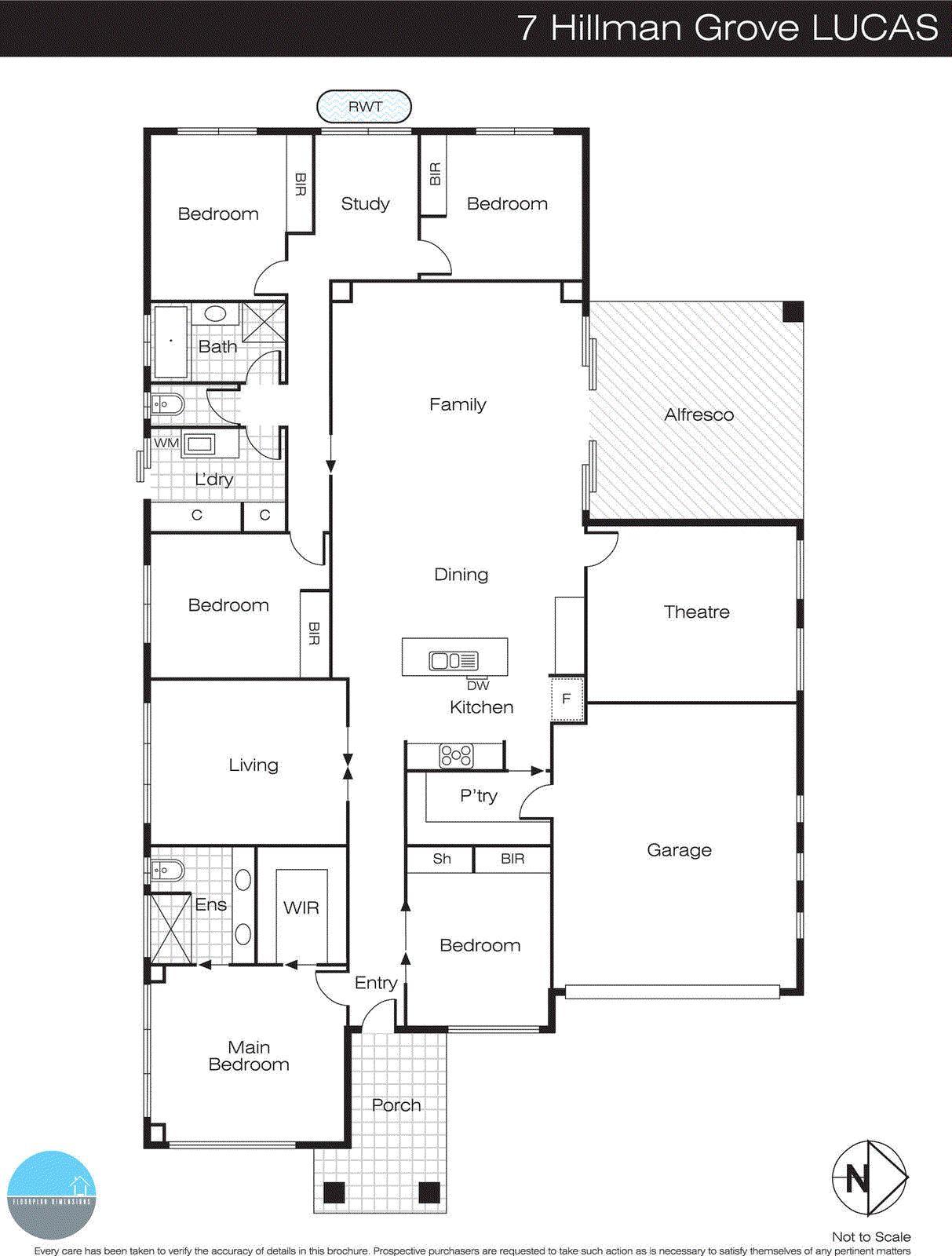 7 Hillman Grove, Lucas VIC 3350 - Floorplan