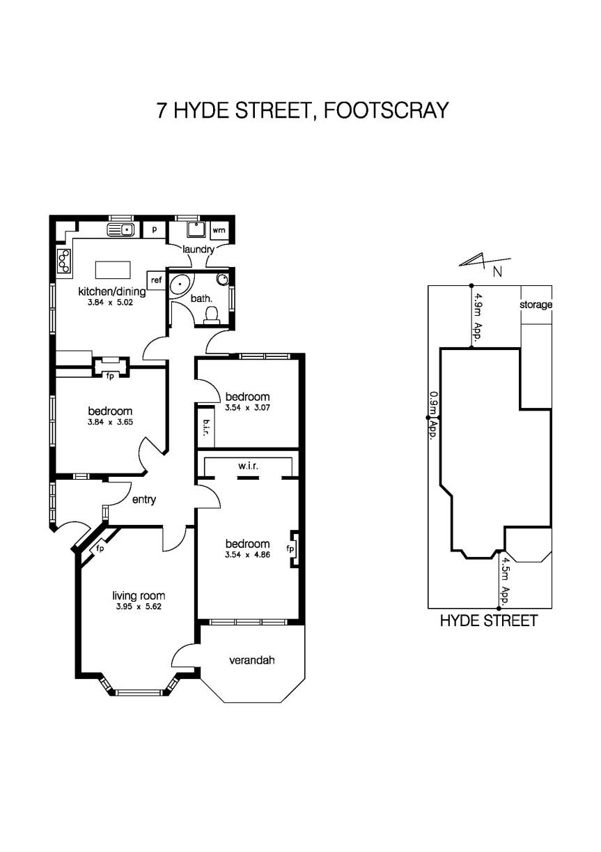 7 Hyde Street, FOOTSCRAY VIC 3011 - Floorplan