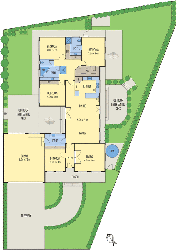 7 Idwall Court, Highton VIC 3216 - Floorplan