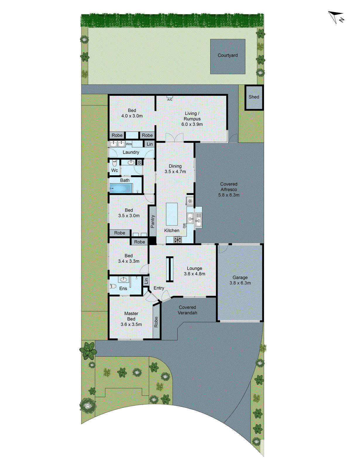7 Ingrid Court, Herne Hill VIC 3218 - Floorplan