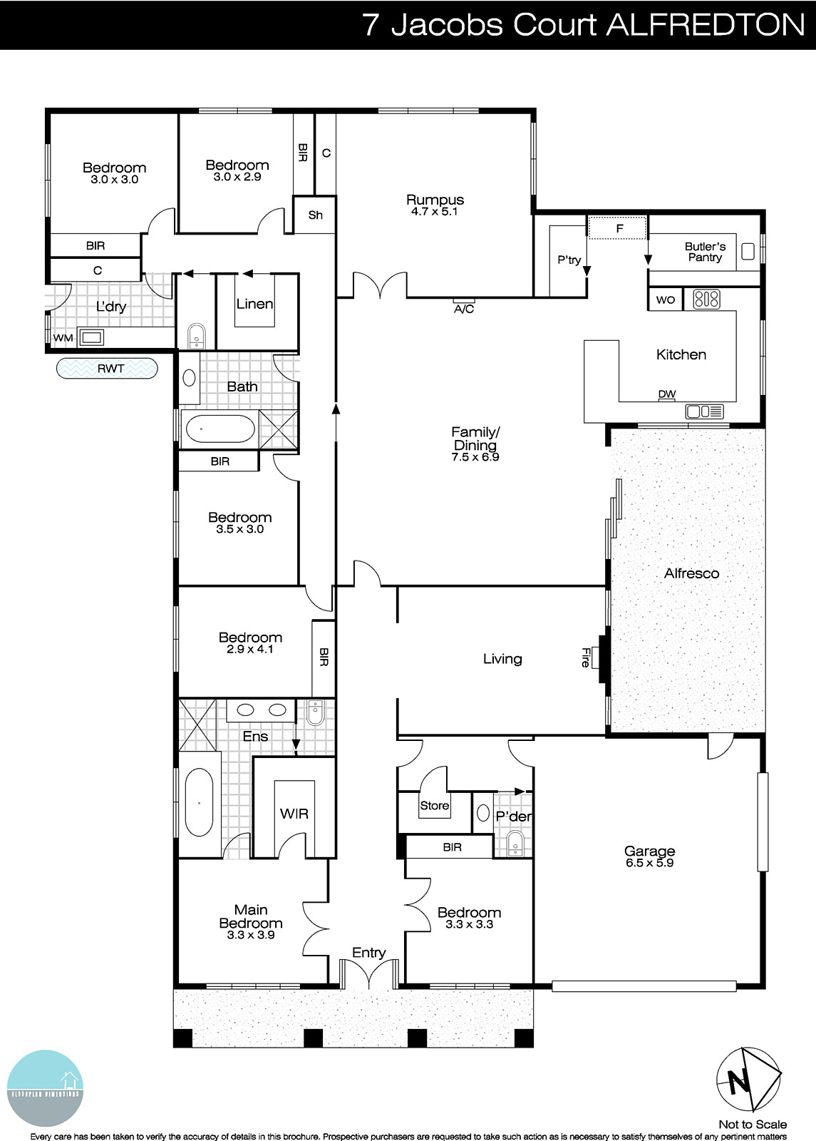 7 Jacob Court, Alfredton VIC 3350 - Floorplan