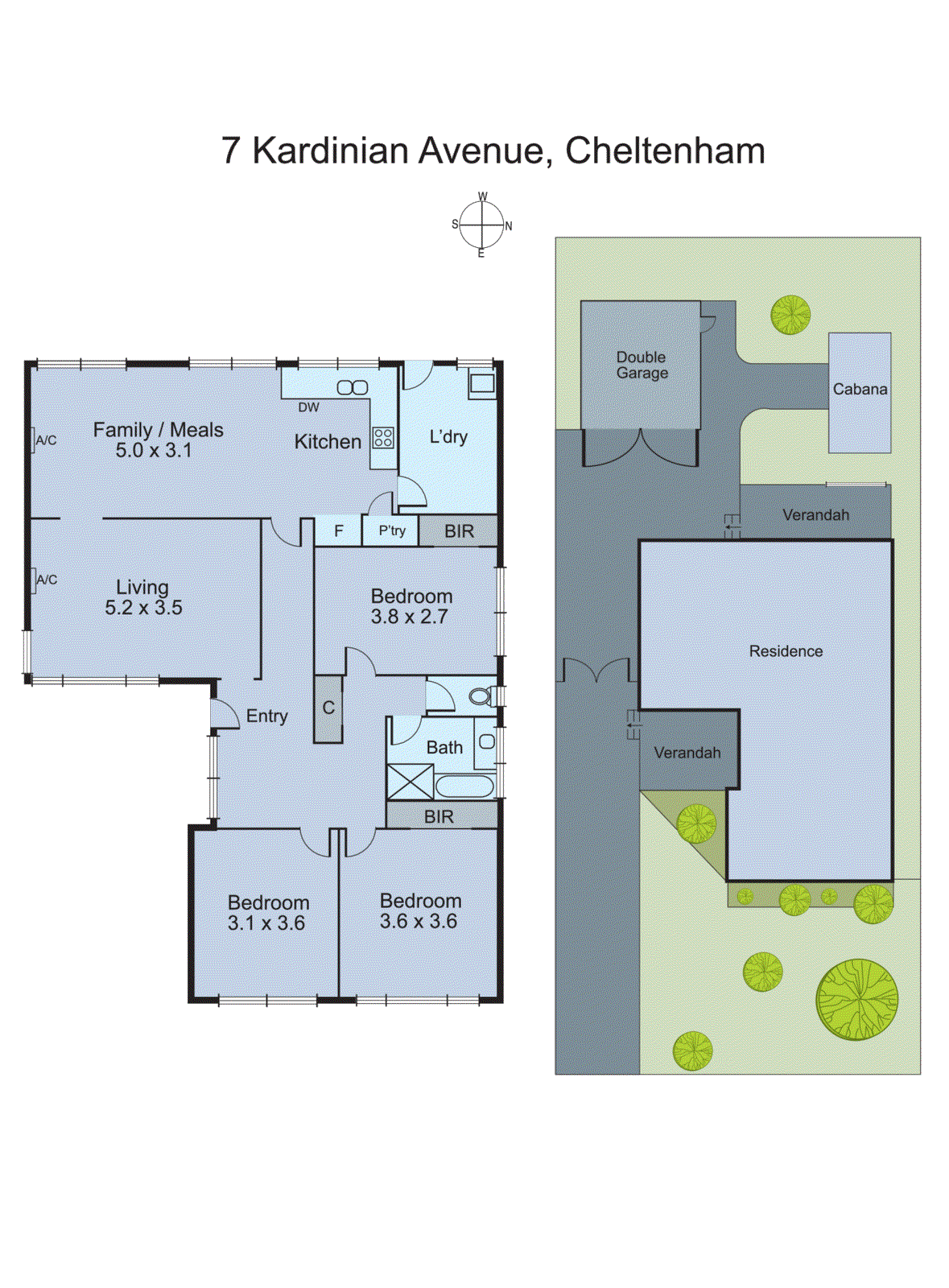 7 Kardinian Avenue, Cheltenham VIC 3192 - Floorplan