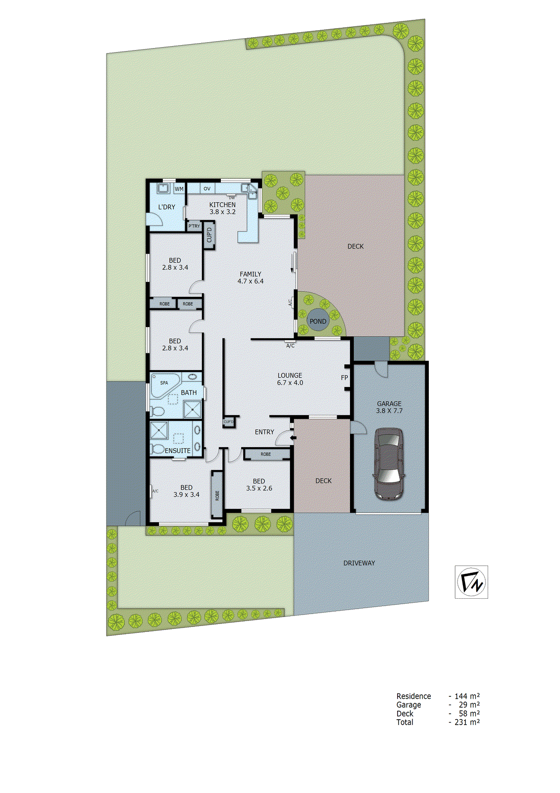 7 Kubis Avenue, Aspendale VIC 3195 - Floorplan