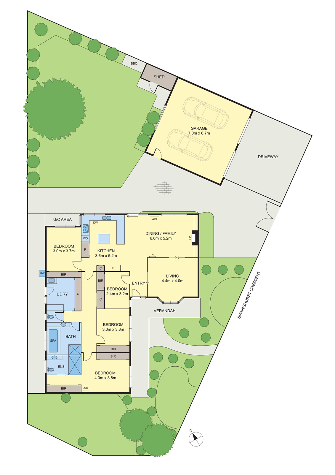 7 Landra Court, Grovedale VIC 3216 - Floorplan
