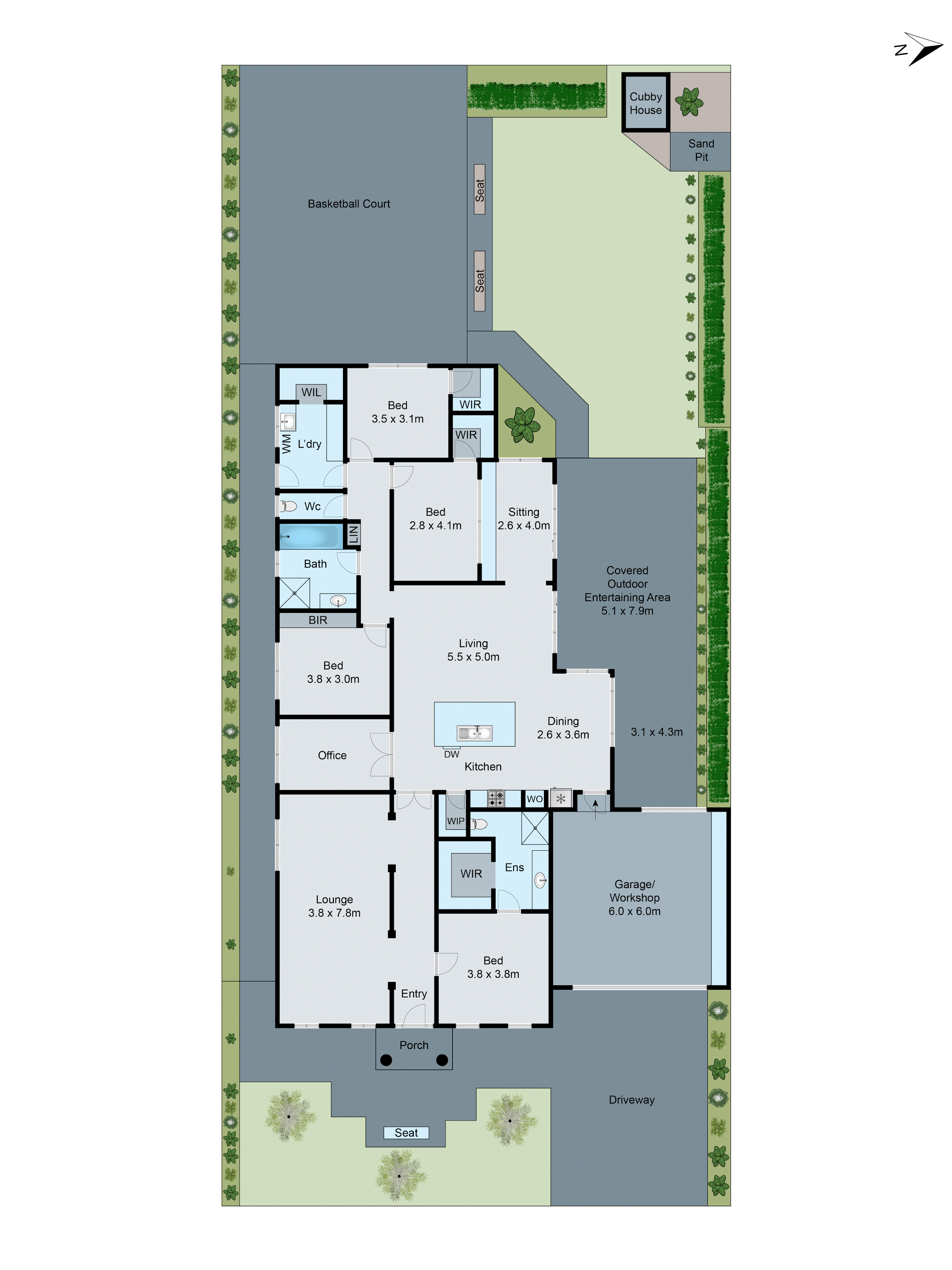 7 Lexia Place, Waurn Ponds VIC 3216 - Floorplan