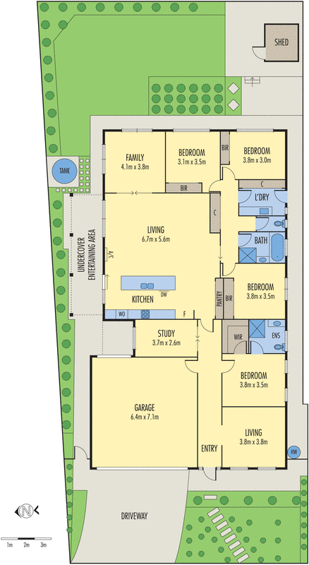 7 Malbec Loop, Waurn Ponds VIC 3216 - Floorplan