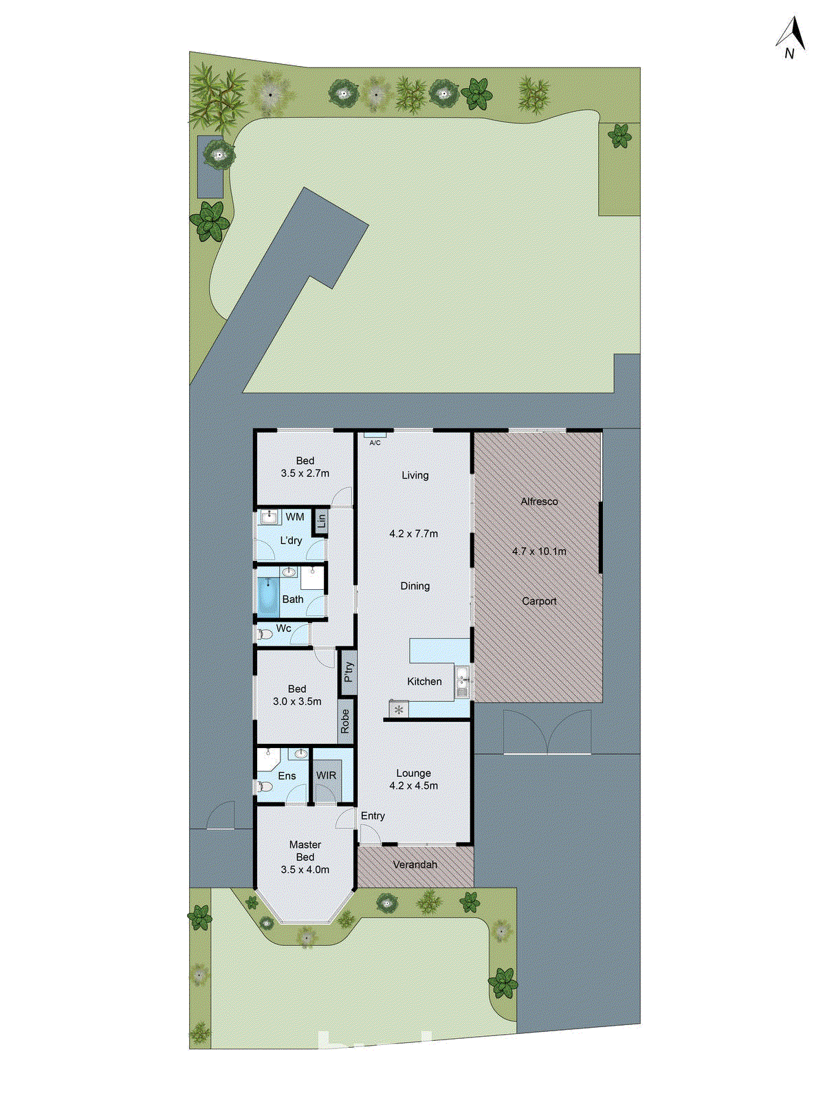 7 Manikato Court, St Albans Park VIC 3219 - Floorplan