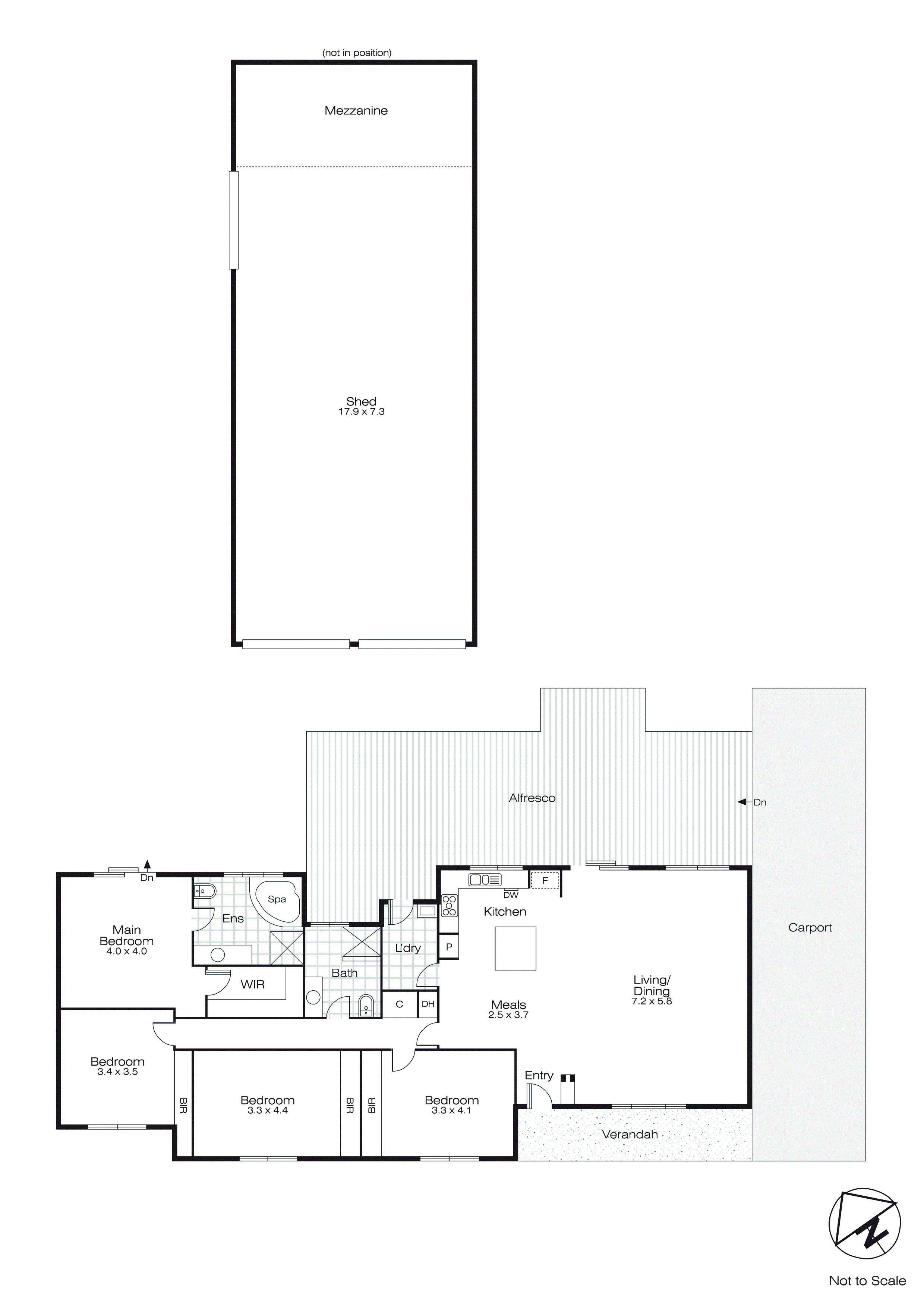 7 Meadow Court, Delacombe VIC 3356 - Floorplan