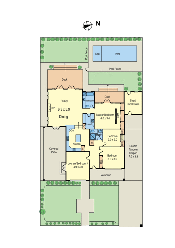 7 Mena Avenue, Cheltenham VIC 3192 - Floorplan