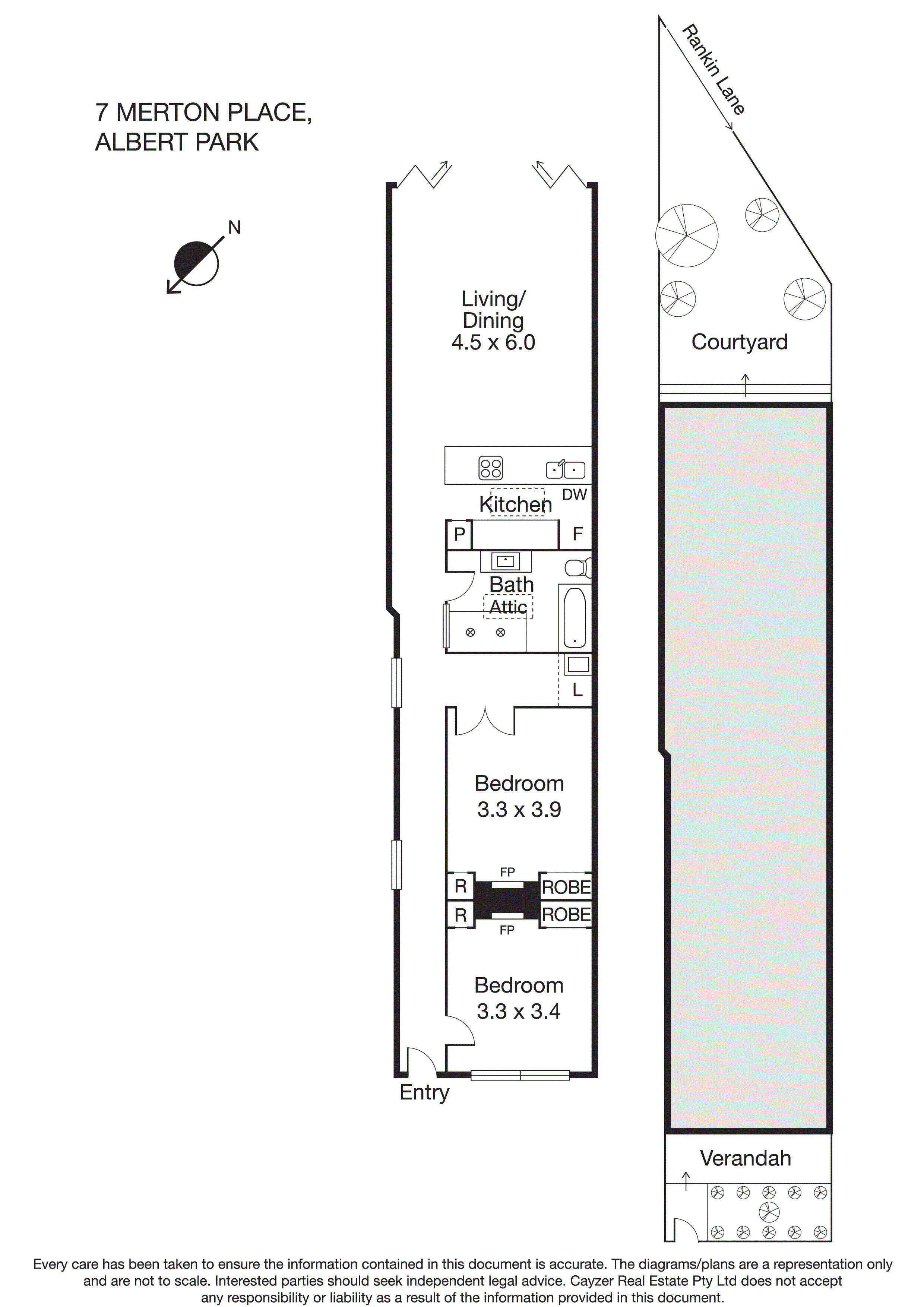 7 Merton Place, ALBERT PARK VIC 3206 - Floorplan