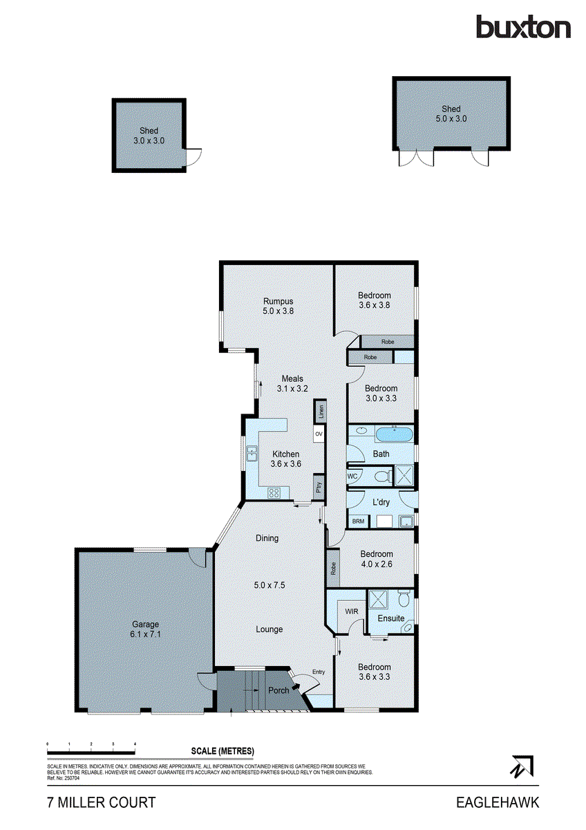 7 Miller Court, Eaglehawk VIC 3556 - Floorplan