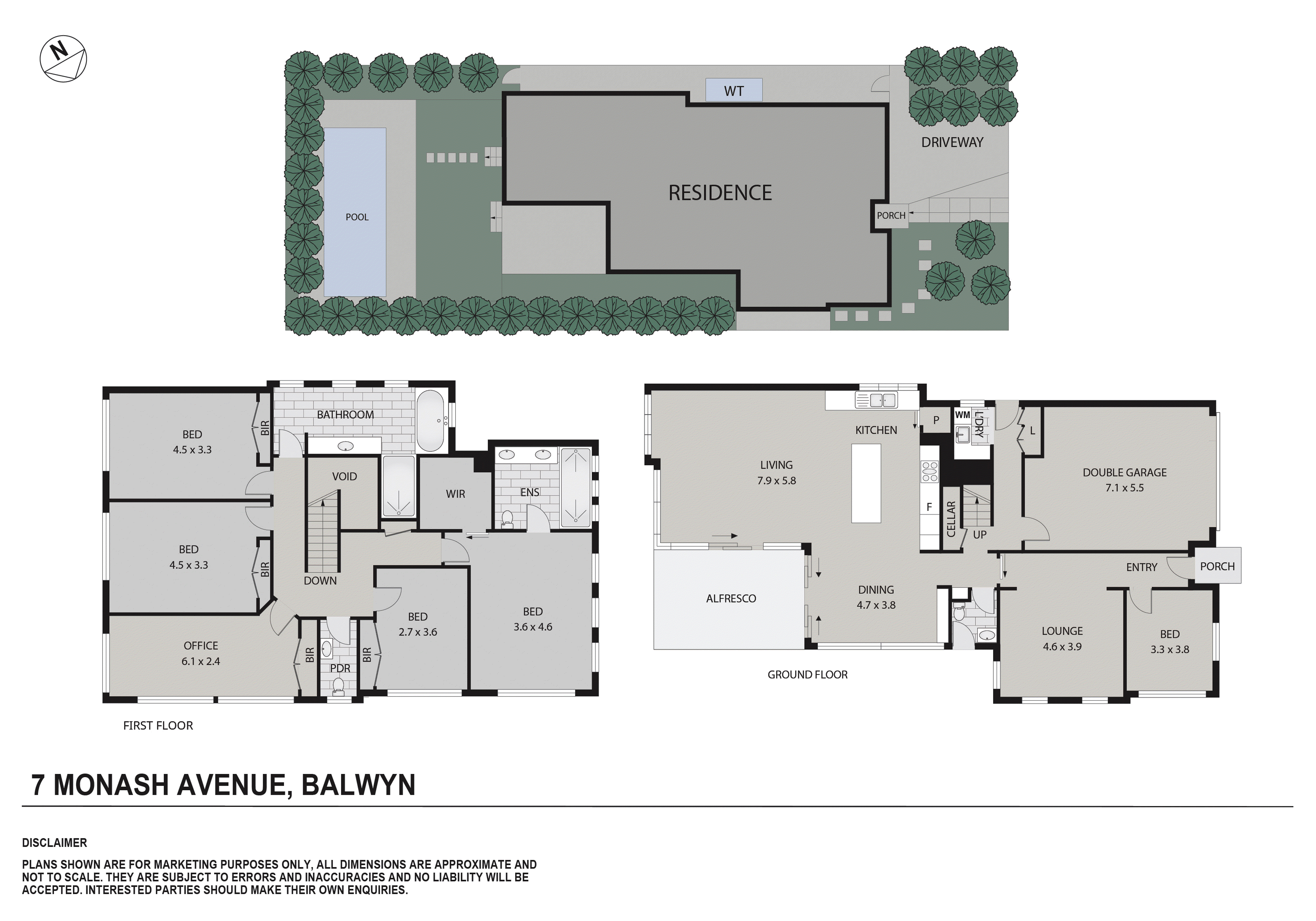 7 Monash Avenue, Balwyn VIC 3103 - Floorplan