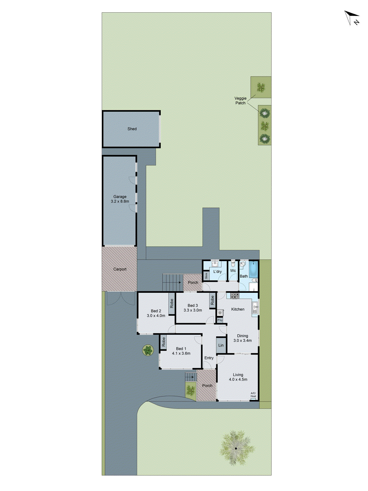 7 Montgomery Avenue, Hamlyn Heights VIC 3215 - Floorplan