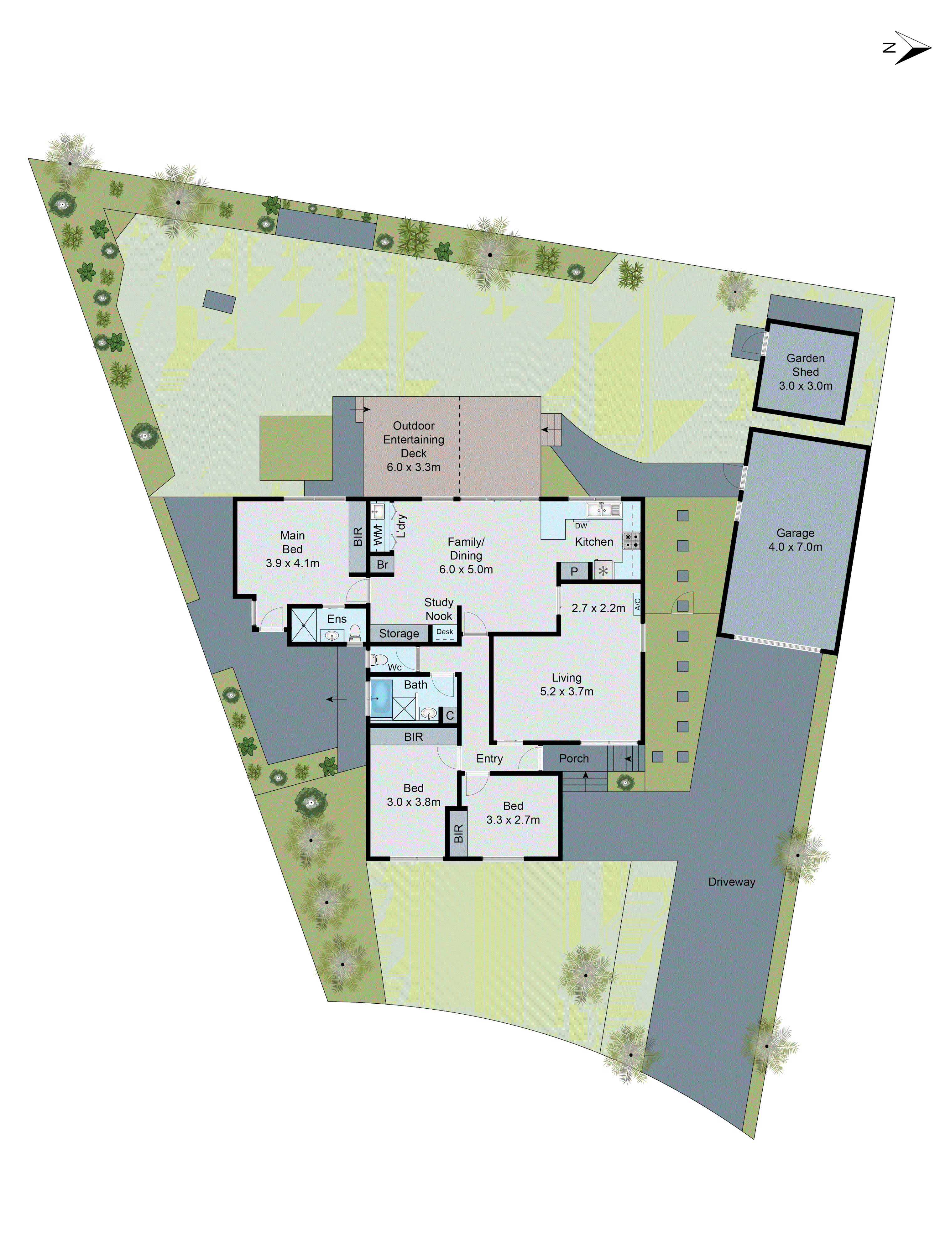 7 Moona Court, Grovedale VIC 3216 - Floorplan