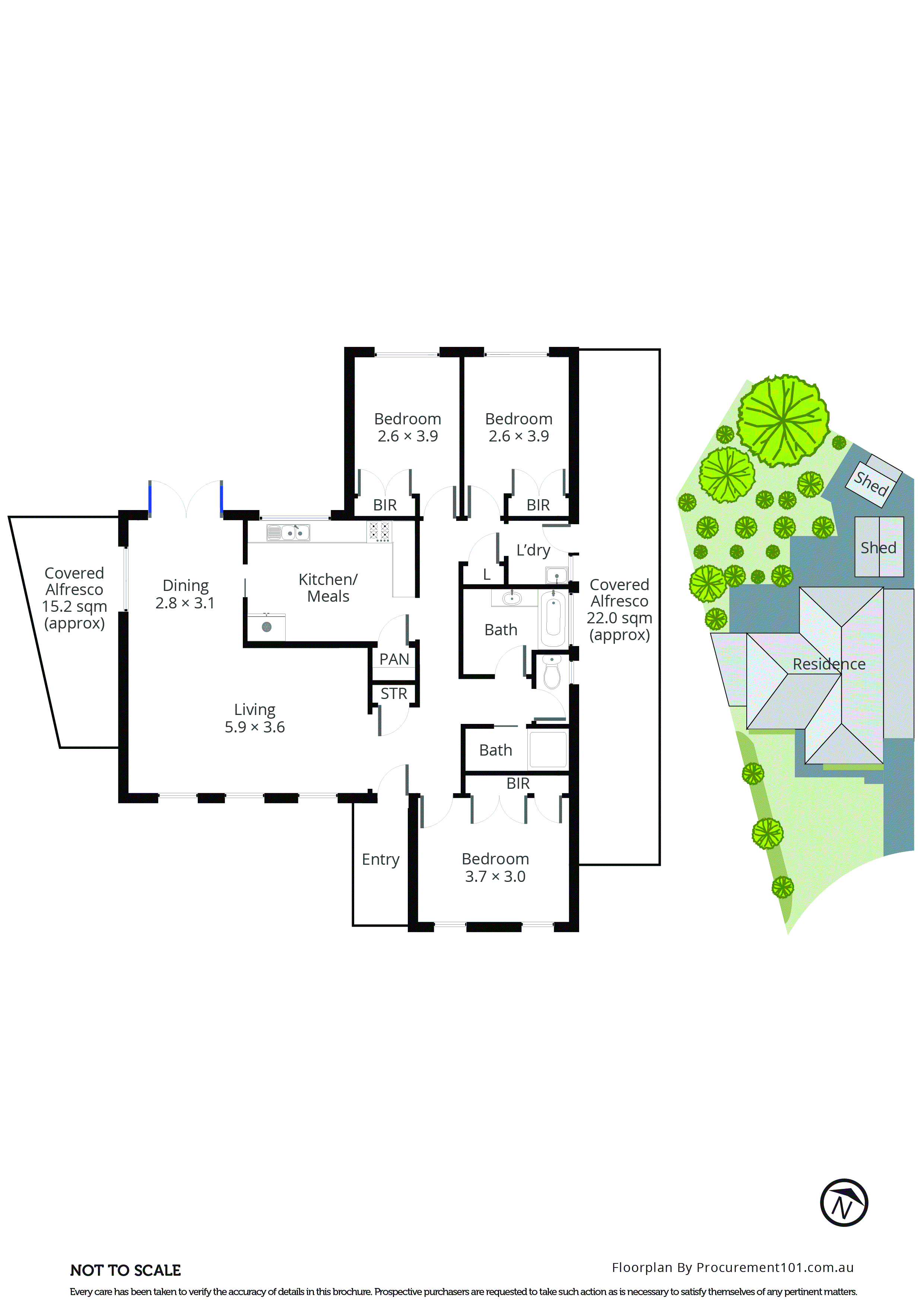 7 Parramatta Crescent, Noble Park VIC 3174 - Floorplan