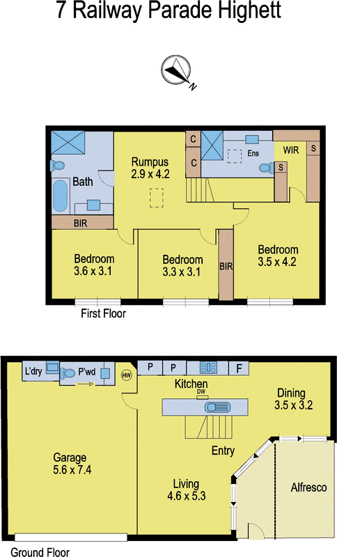 7 Railway Parade, Highett VIC 3190 - Floorplan