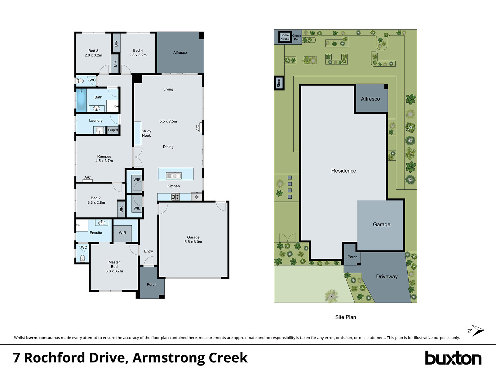 7 Rochford Drive, Armstrong Creek VIC 3217 - Floorplan