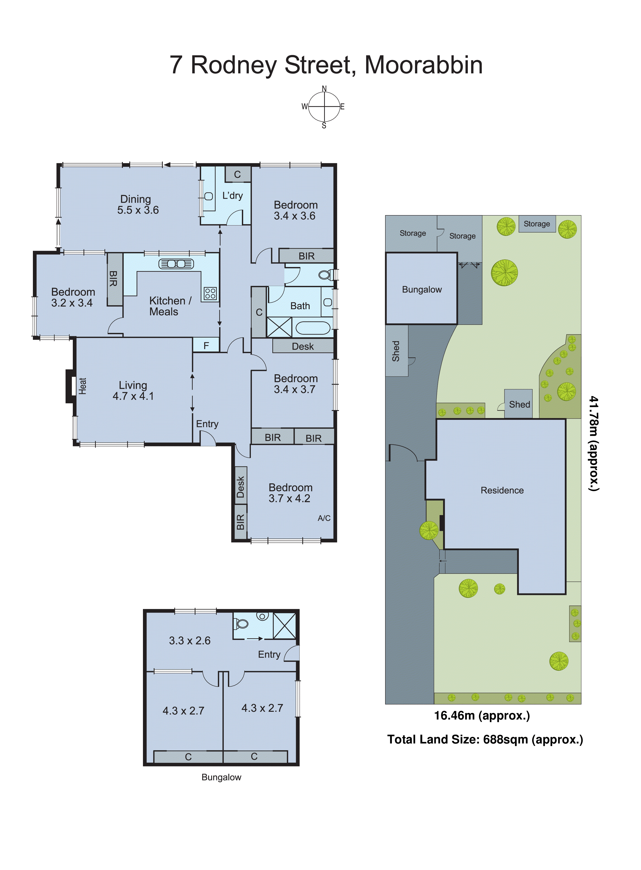 7 Rodney Street, Moorabbin VIC 3189 - Floorplan