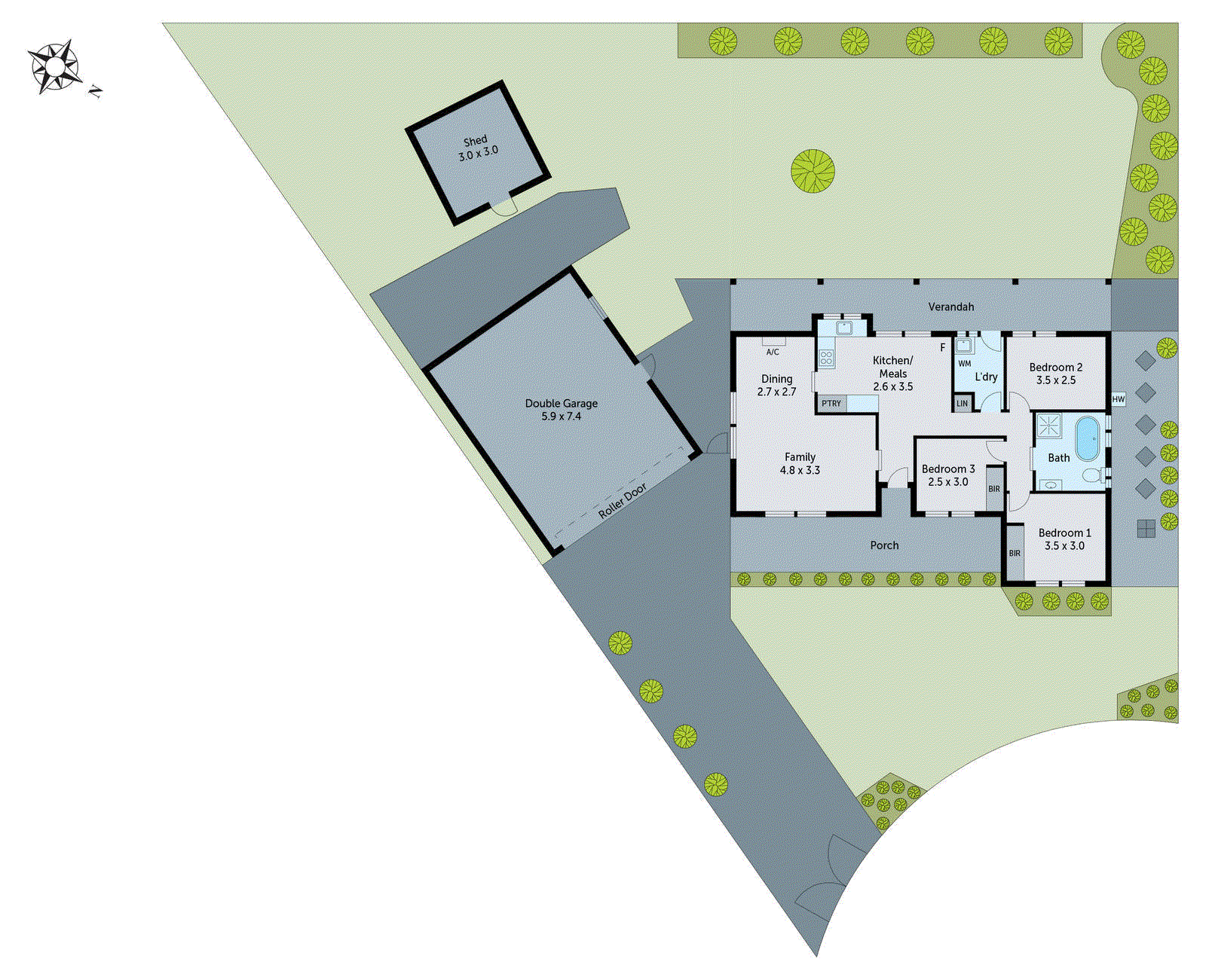 7 Samos Court, Whittington VIC 3219 - Floorplan