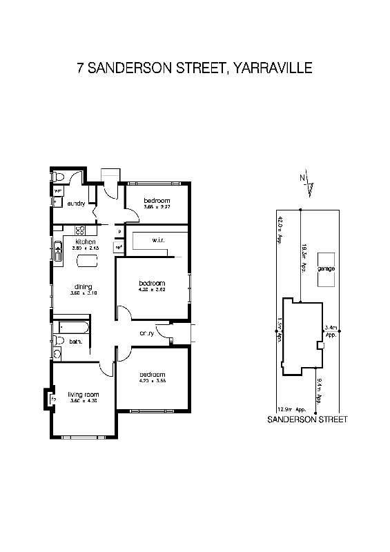 7 Sanderson Street, YARRAVILLE VIC 3013 - Floorplan