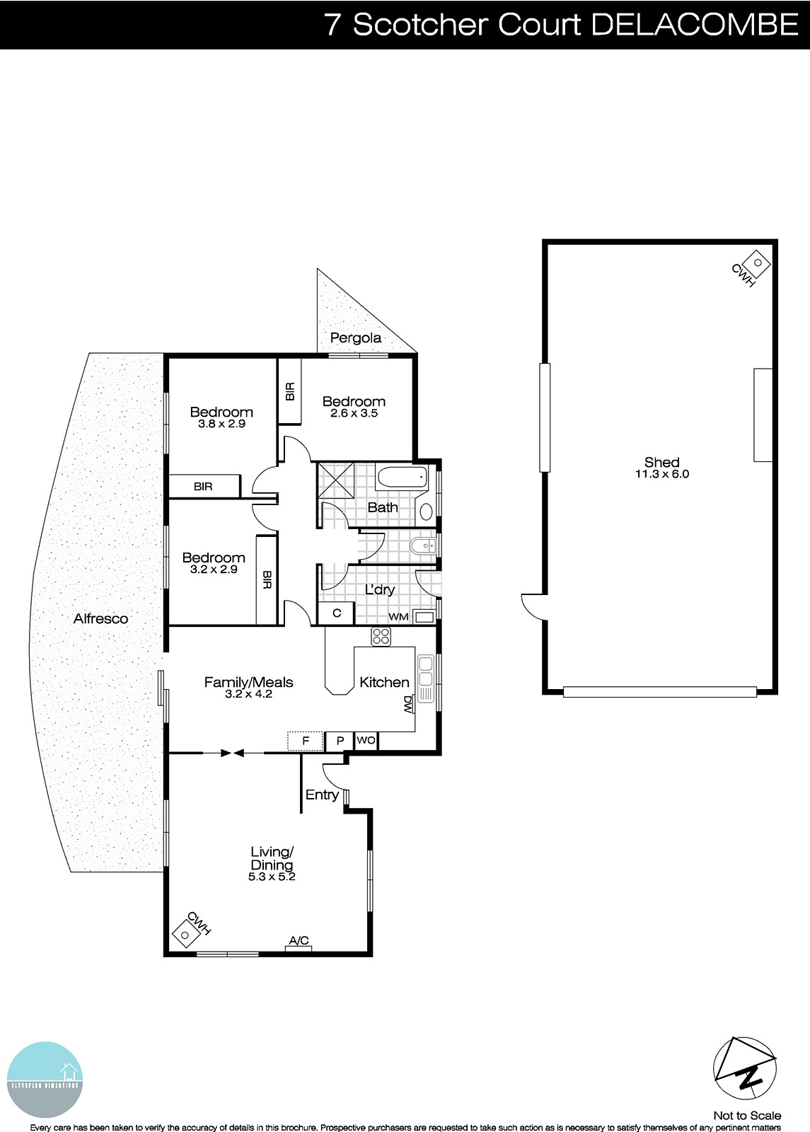 7 Scotcher Court, Delacombe VIC 3356 - Floorplan