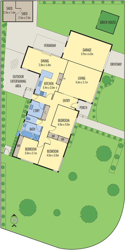 7 St Albans Street, St Albans Park VIC 3219 - Floorplan