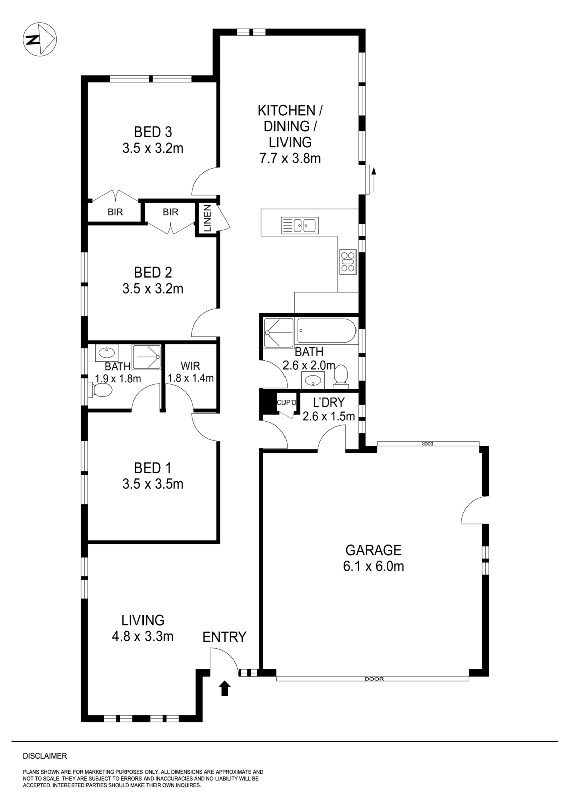 7 St Clare Avenue, Lake Gardens VIC 3355 - Floorplan